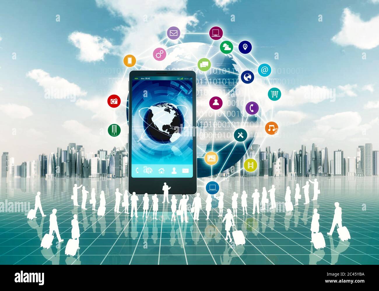 Internet Business Presentation Stock Photo