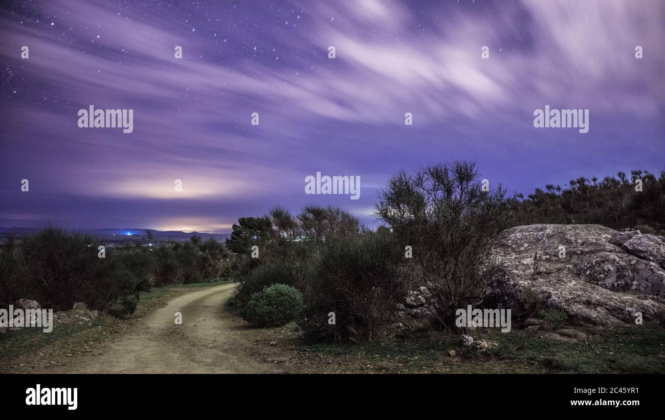 Mesmerizing view of the starry night sky Stock Photo - Alamy