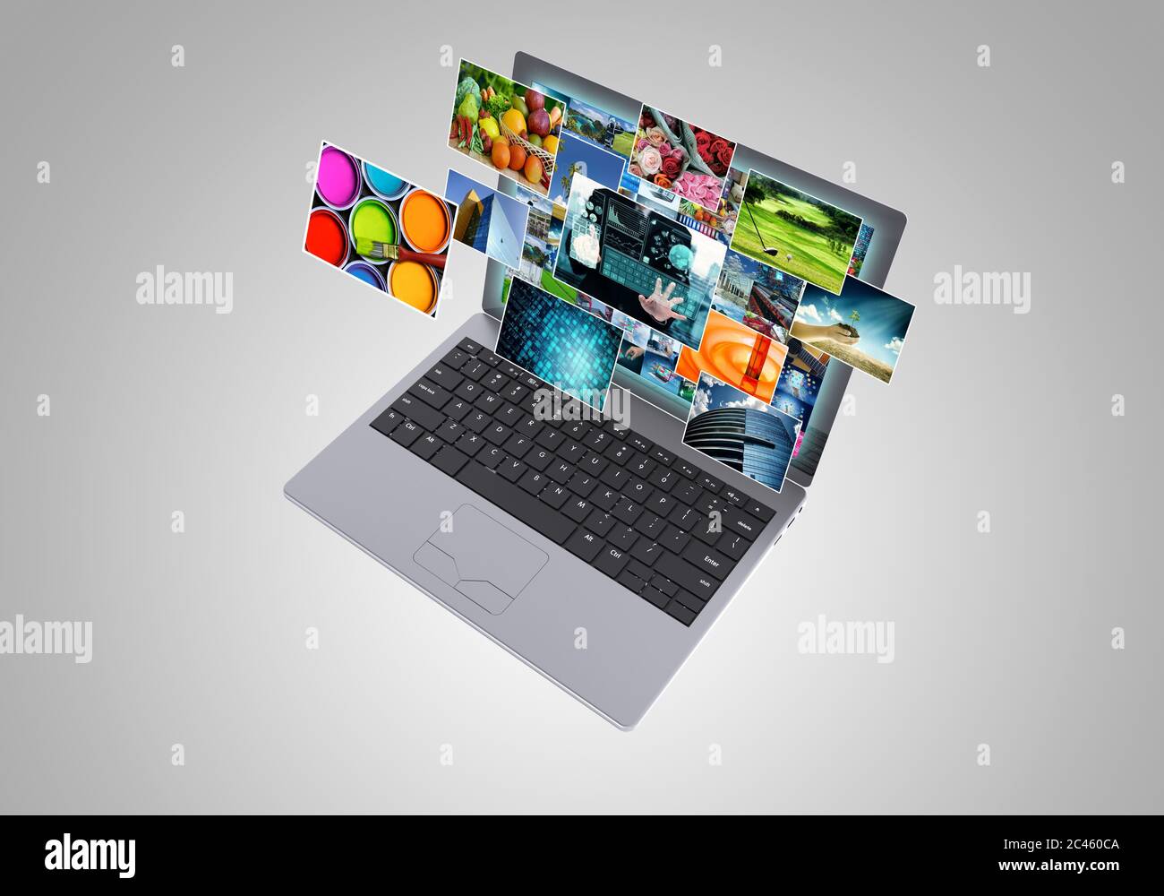 sharing and streaming multimedia technology Stock Photo Alamy