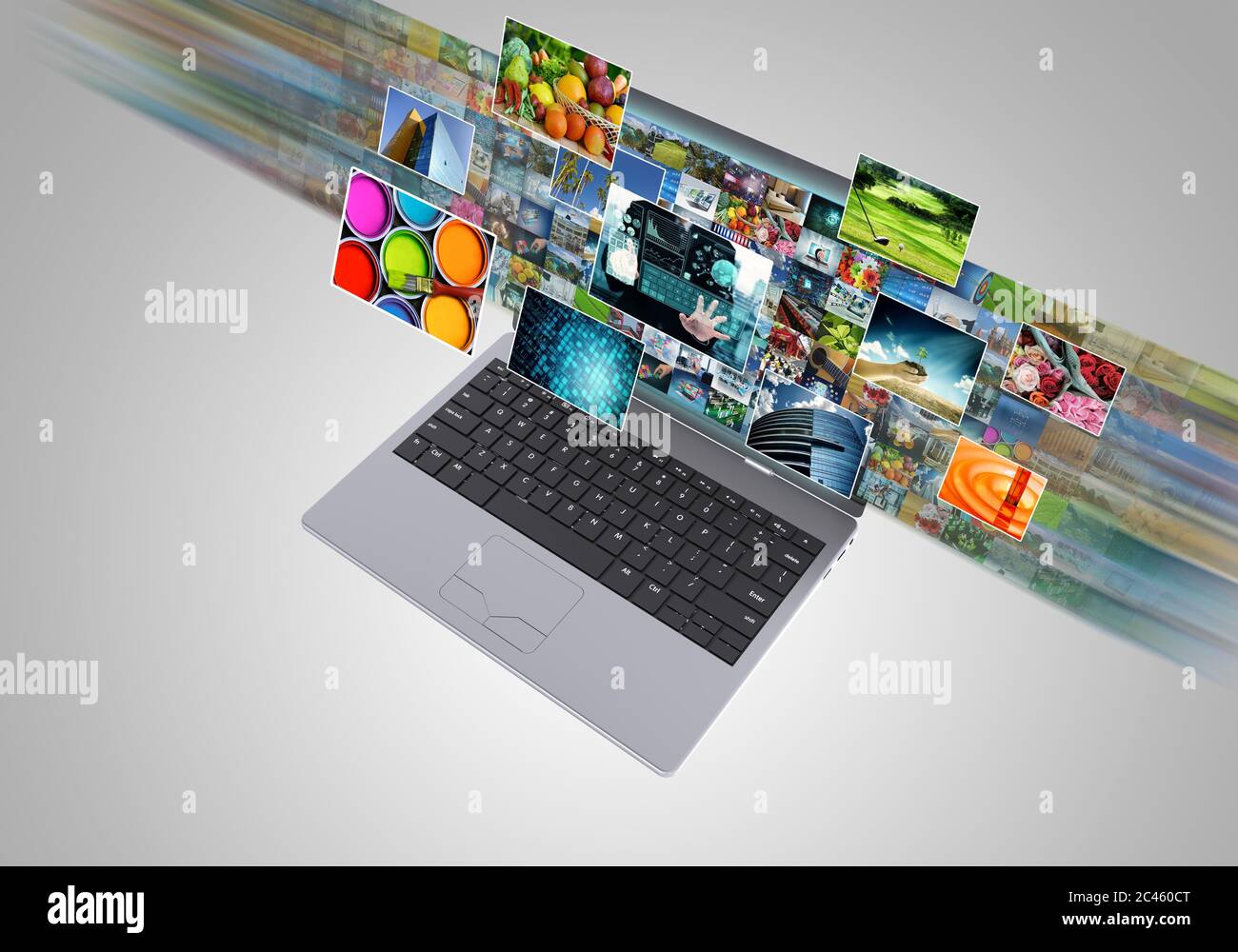 broadband and streaming multimedia technology Stock Photo Alamy