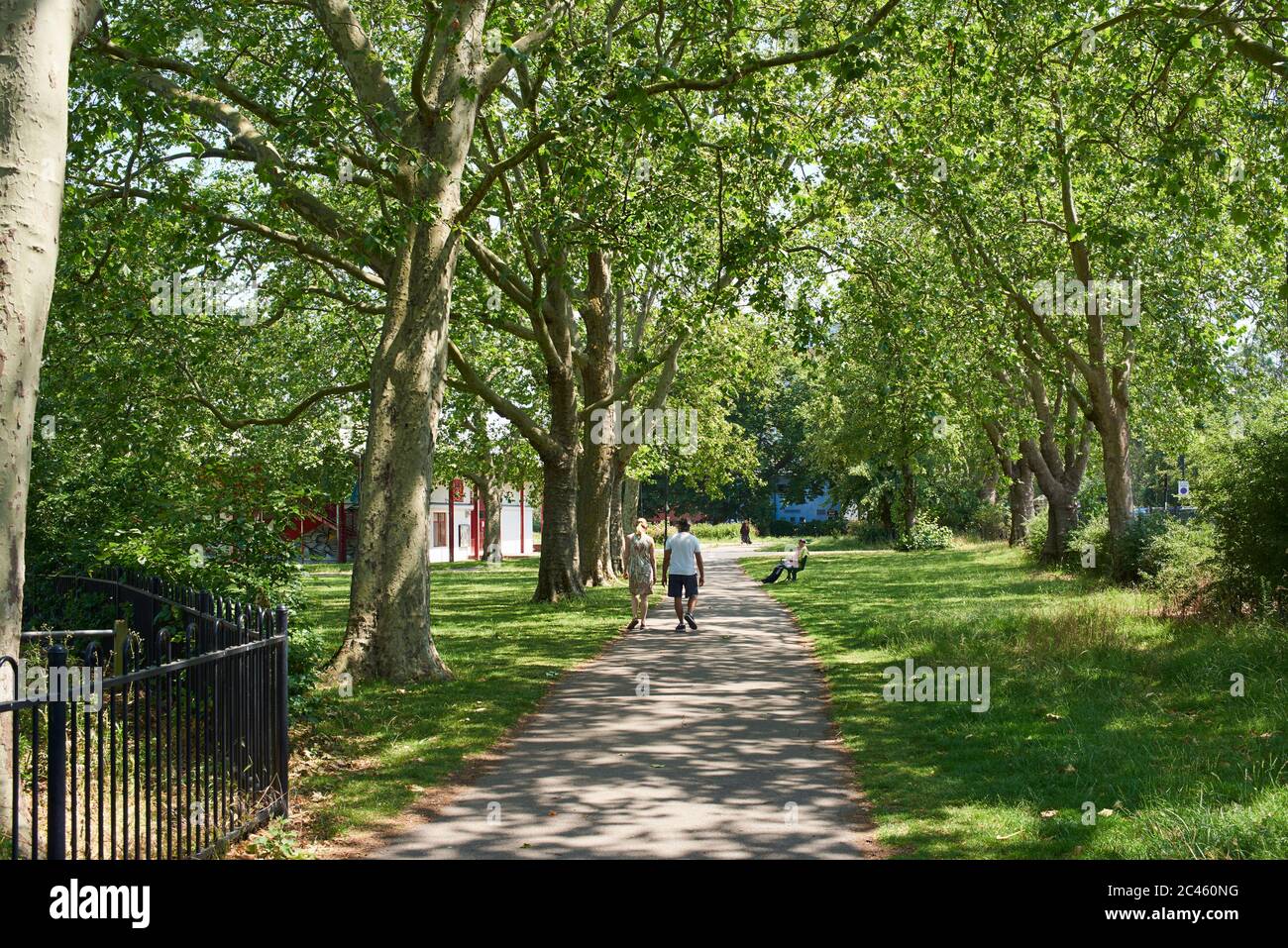 Chestnuts Park, South Tottenham, London UK, in summertime Stock Photo