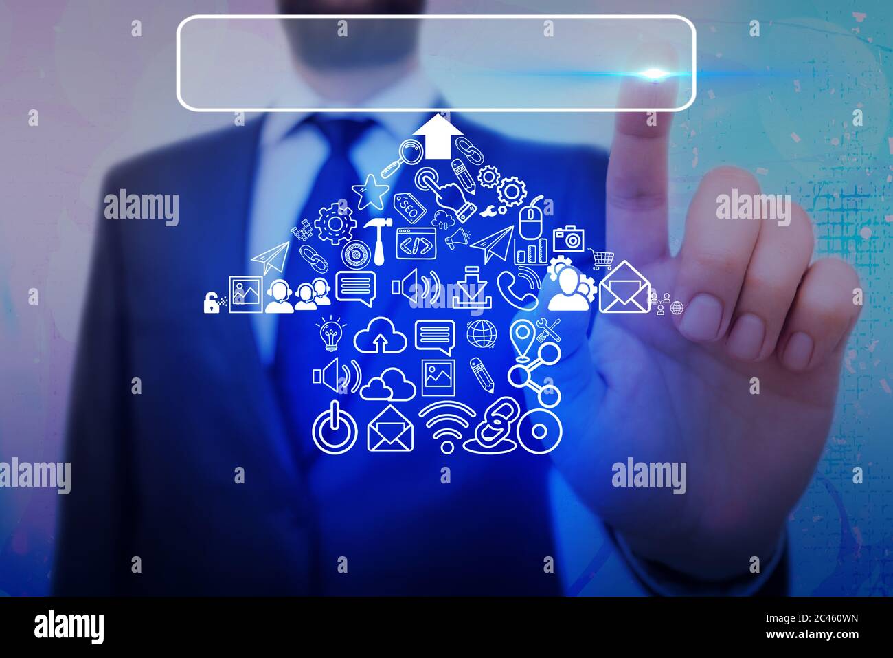 Information Digital Technology Network Connection Infographic Elements ...