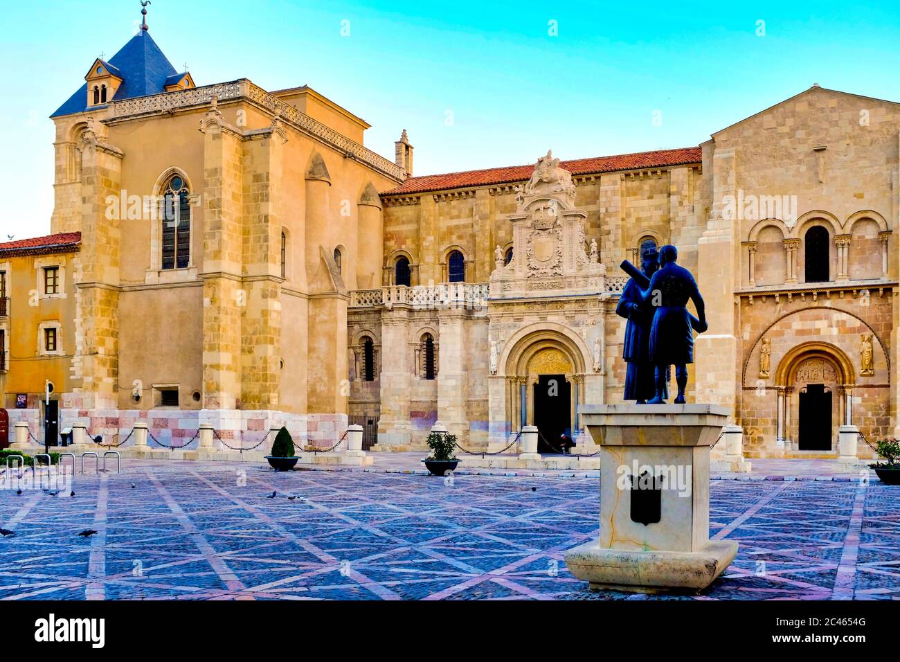 Basilica of San Isidoro, Leon, Spain Stock Photo