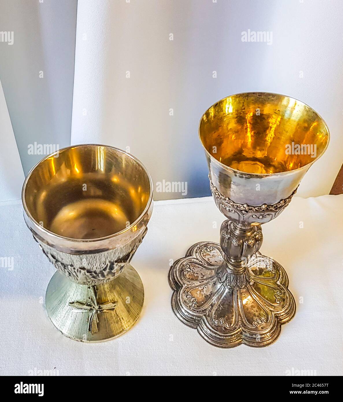 in the church wine the blood of christ, and the host