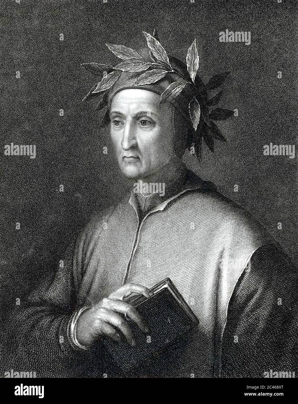 DANTE ALIGHIERI (c 1265-1321) Italian poet Stock Photo