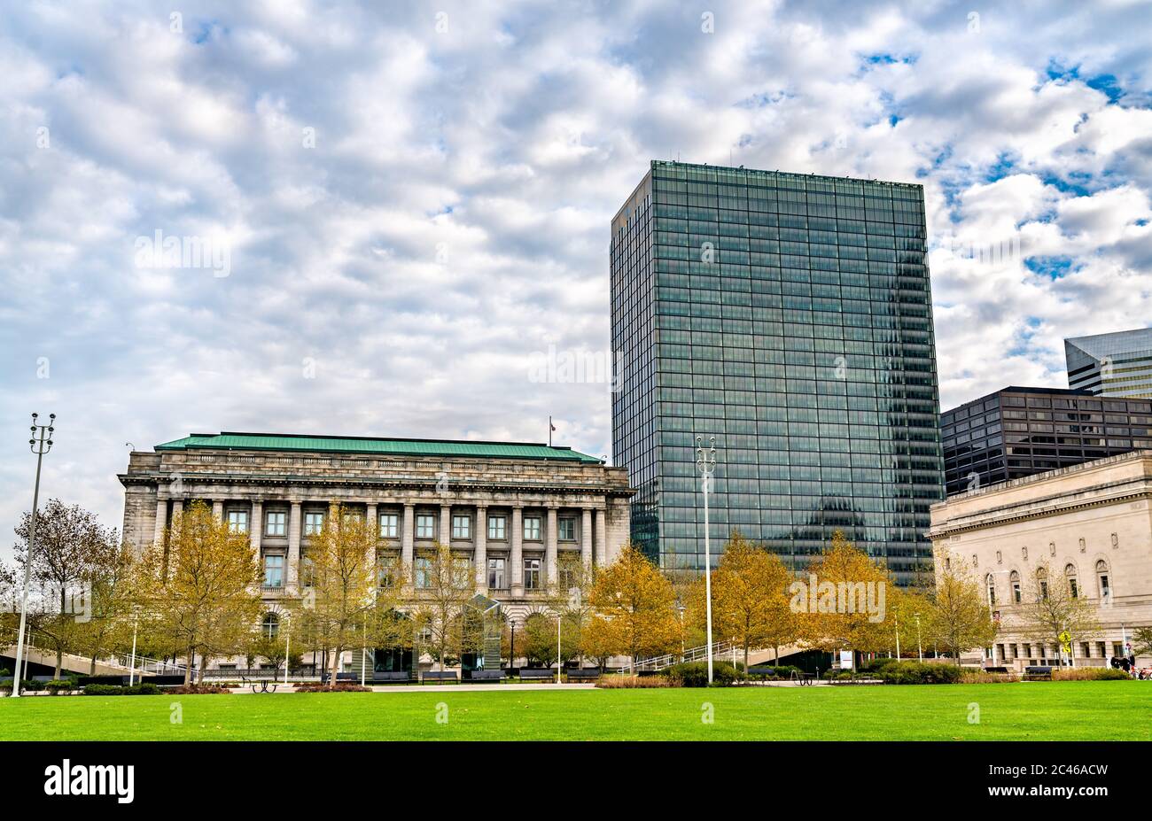 Cleveland City Hall in Ohio Stock Photo Alamy