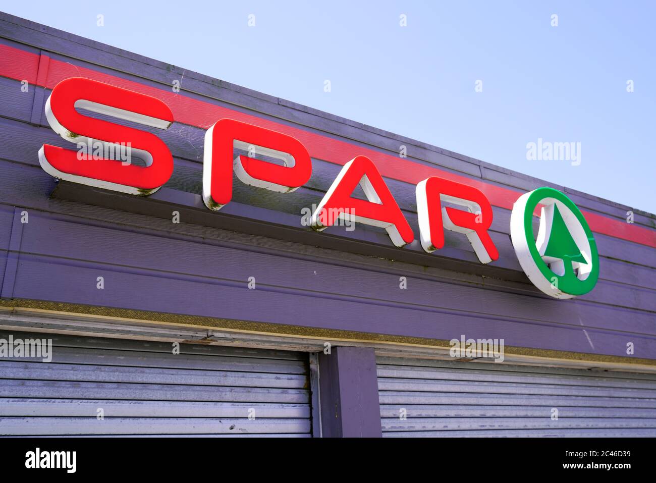 Bordeaux , Aquitaine / France - 06 20 2020 : spar sign logo of store ...