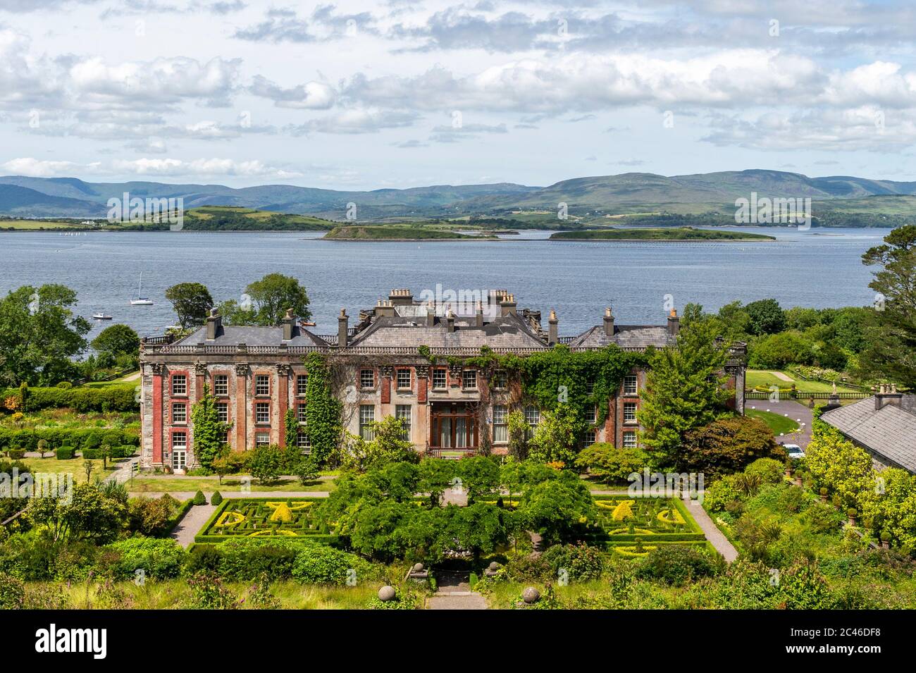 Bantry, West Cork, Ireland. 24th June, 2020. Bantry House and Gardens basked in hot sunshine today, after a day full of rain yesterday. Credit: AG News/Alamy Live News Stock Photo