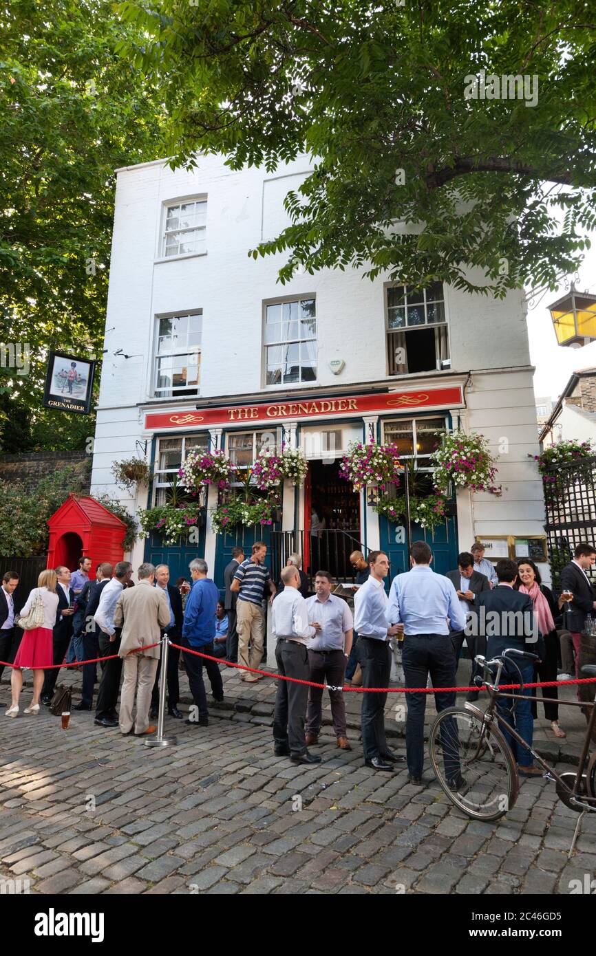 The Grenadier pub on Old Barrack Yard, London, England, UK, Europe Stock Photo