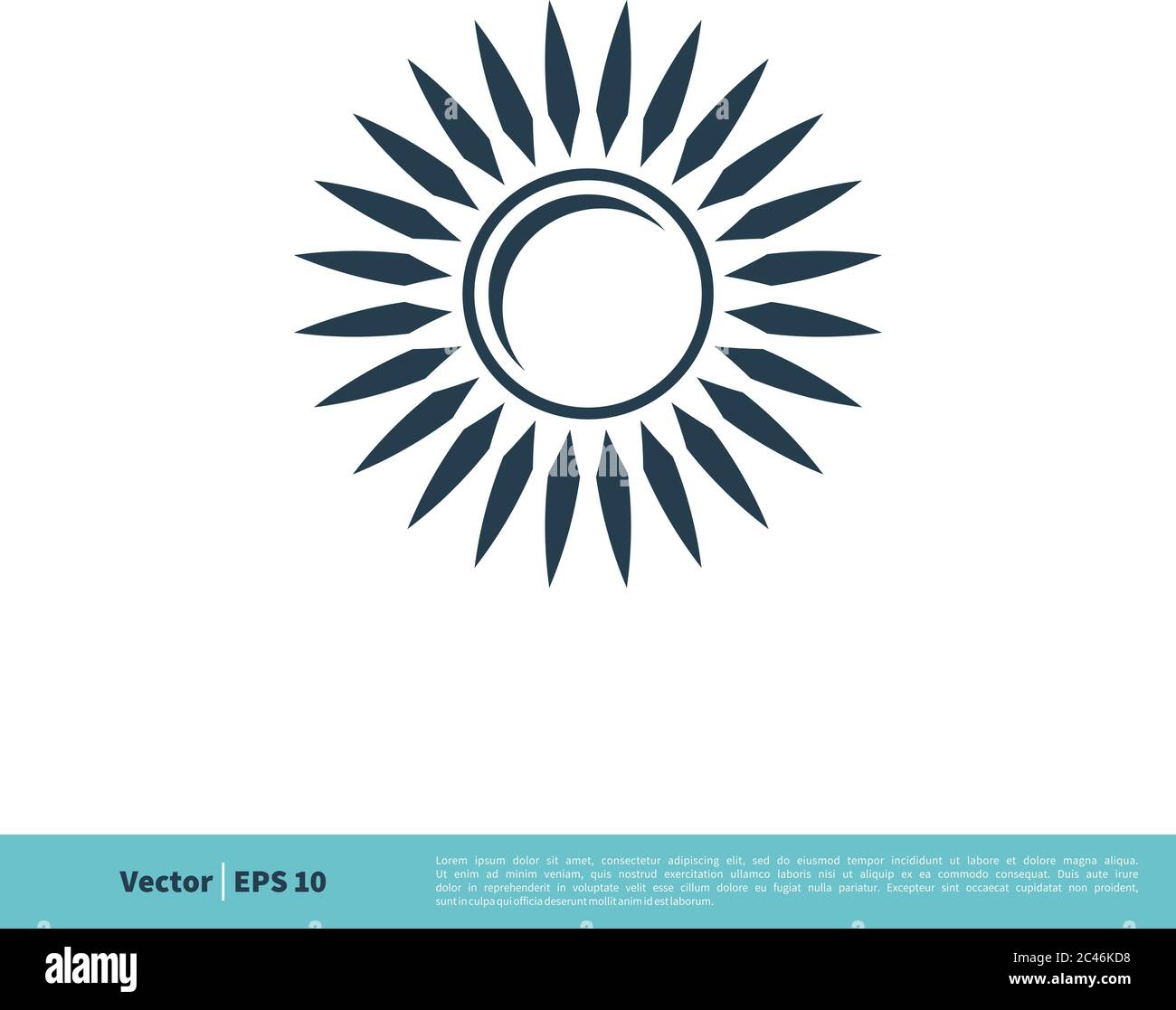Ornamental Decoration Flower Icon Vector Logo Template Illustration ...
