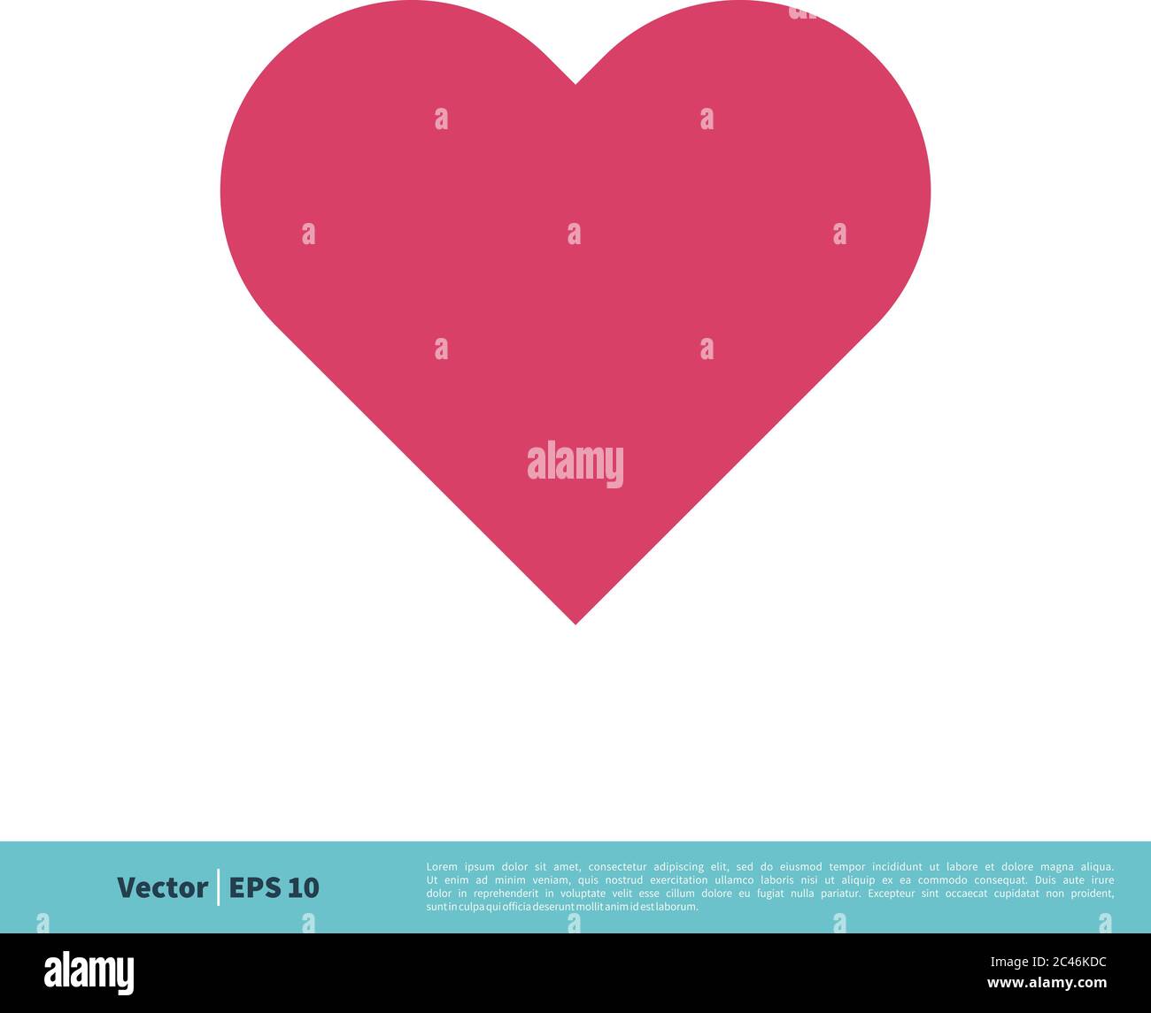Love Heart Icon Vector Logo Template Illustration Design. Vector EPS 10 ...