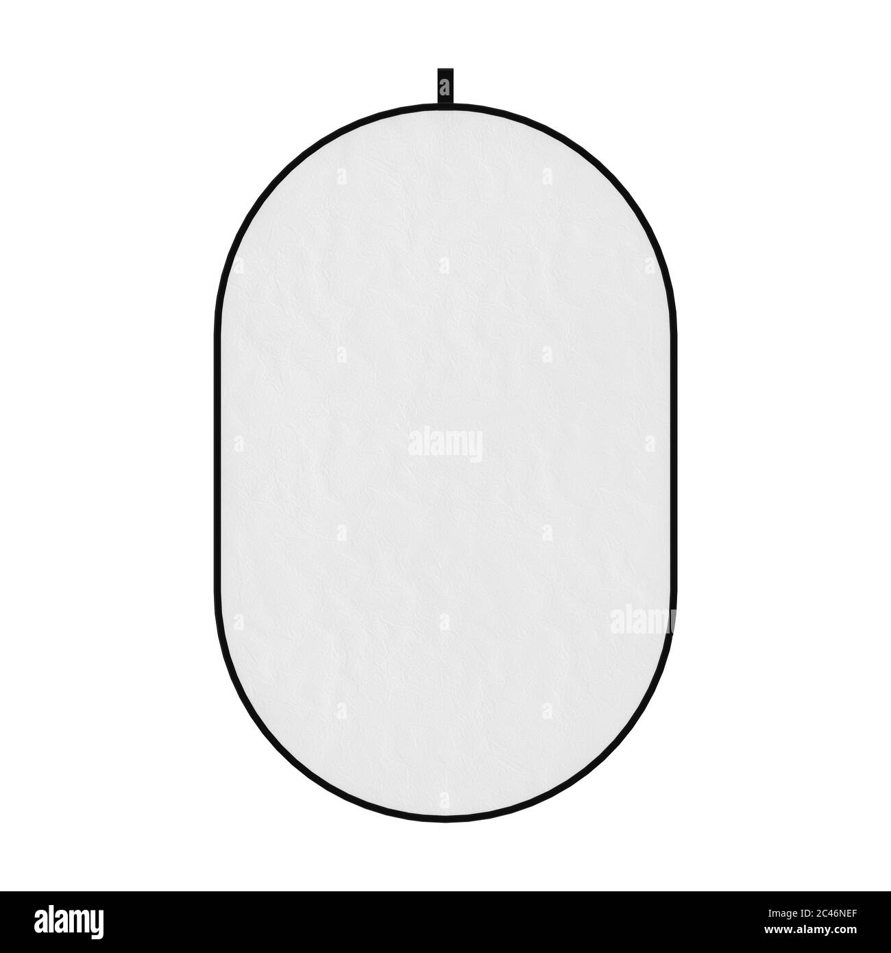 Photograpic White Disk Light Reflector Diffuser Screen on a white