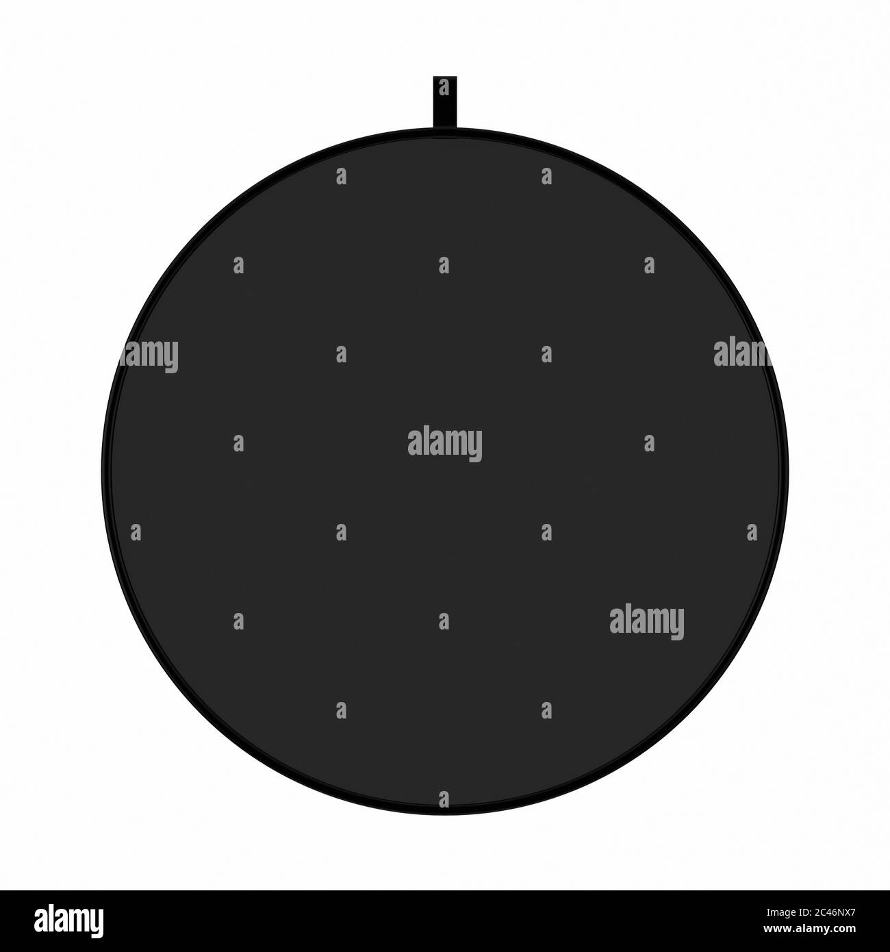 Photograpic Black Disk Light Reflector Diffuser Screen on a white
