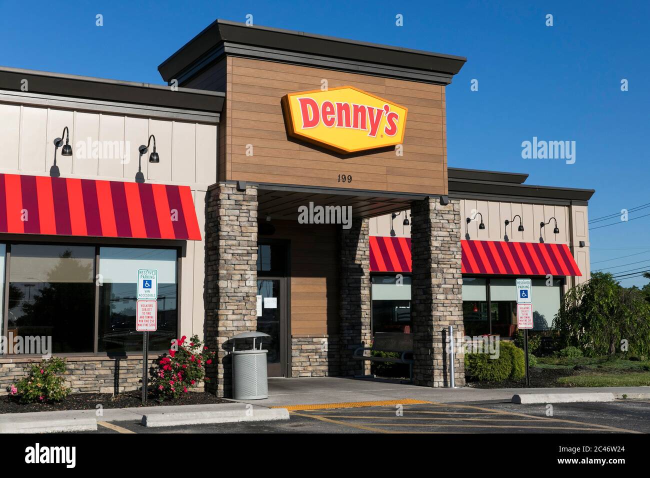 Menu at Denny's fast food, Orlando, S Orange Ave