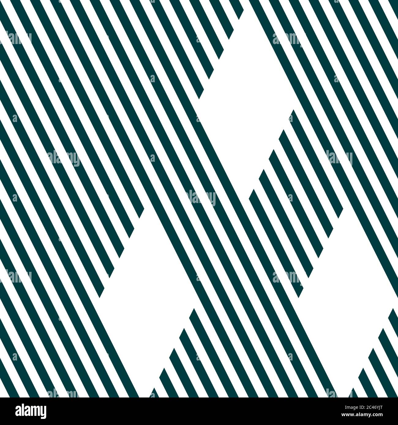 Seamless pattern with oblique green segments Stock Vector