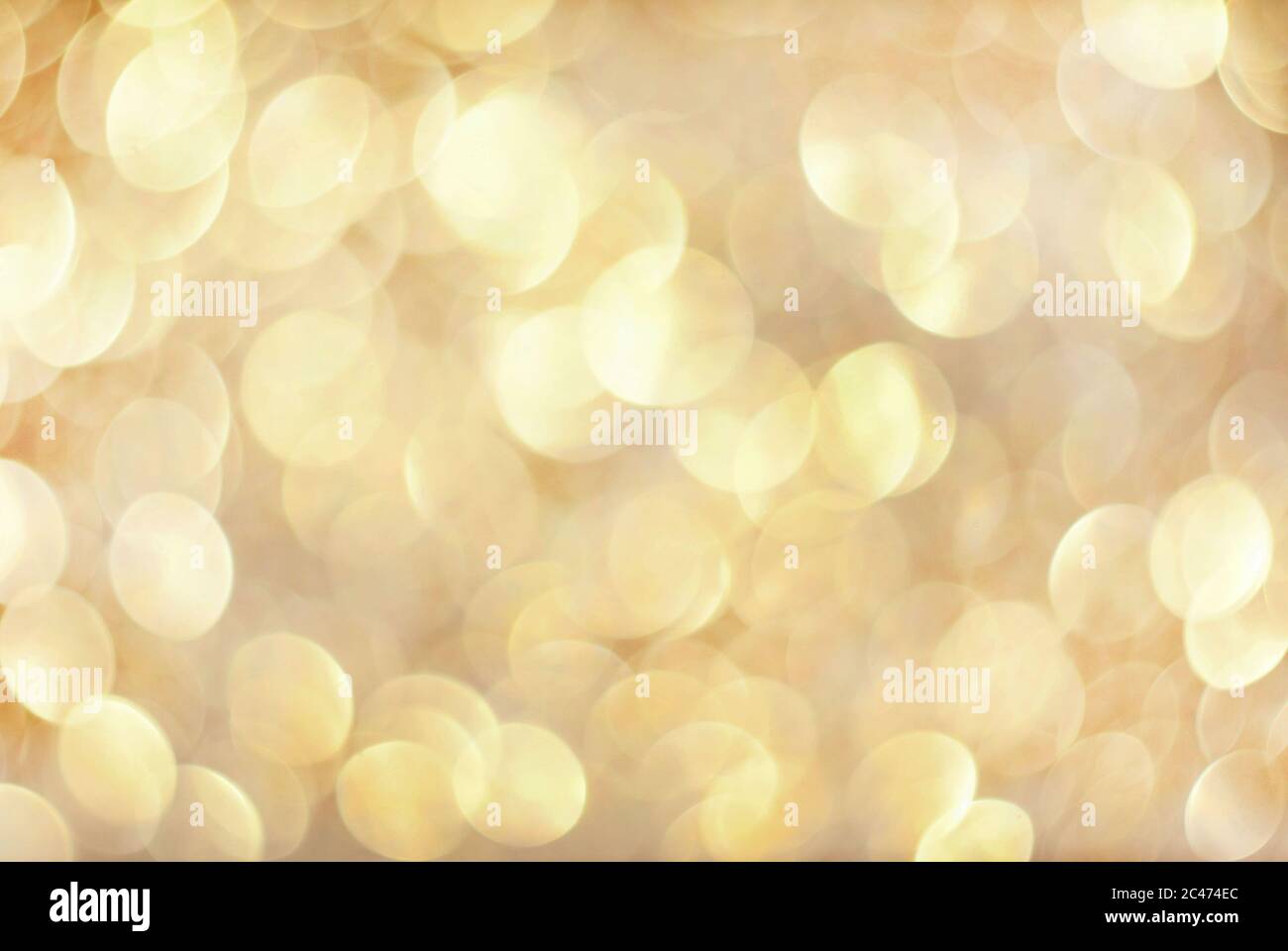abstract golden background with bokeh Stock Photo
