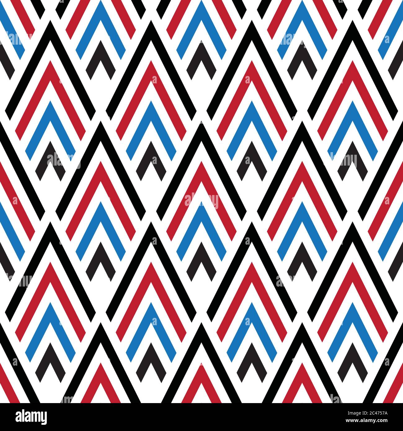 Seamless pattern with colored segments Stock Vector