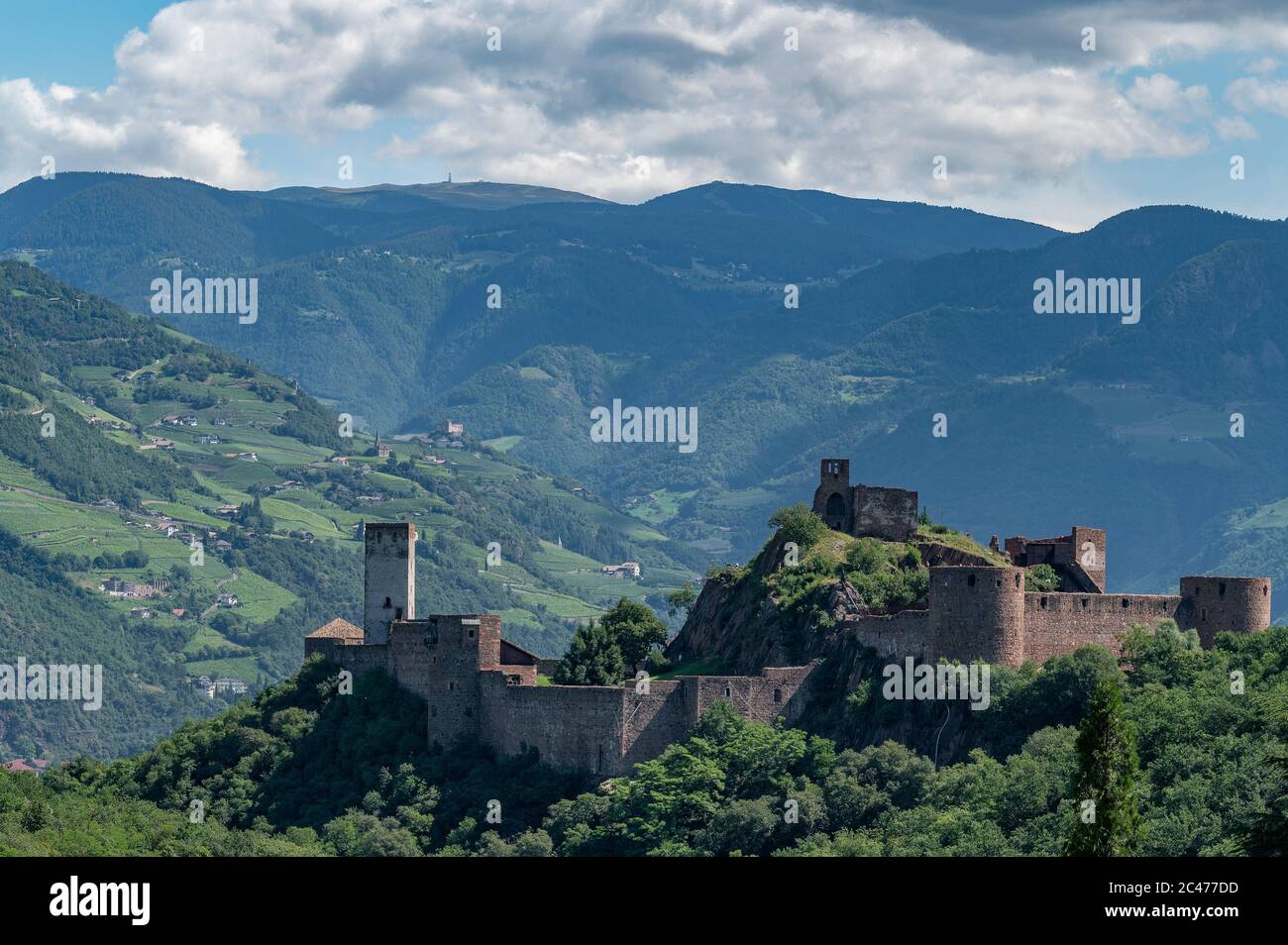 Sigmundskron castle, Firmian, Bozen, Alto Adige, Italy Stock Photo