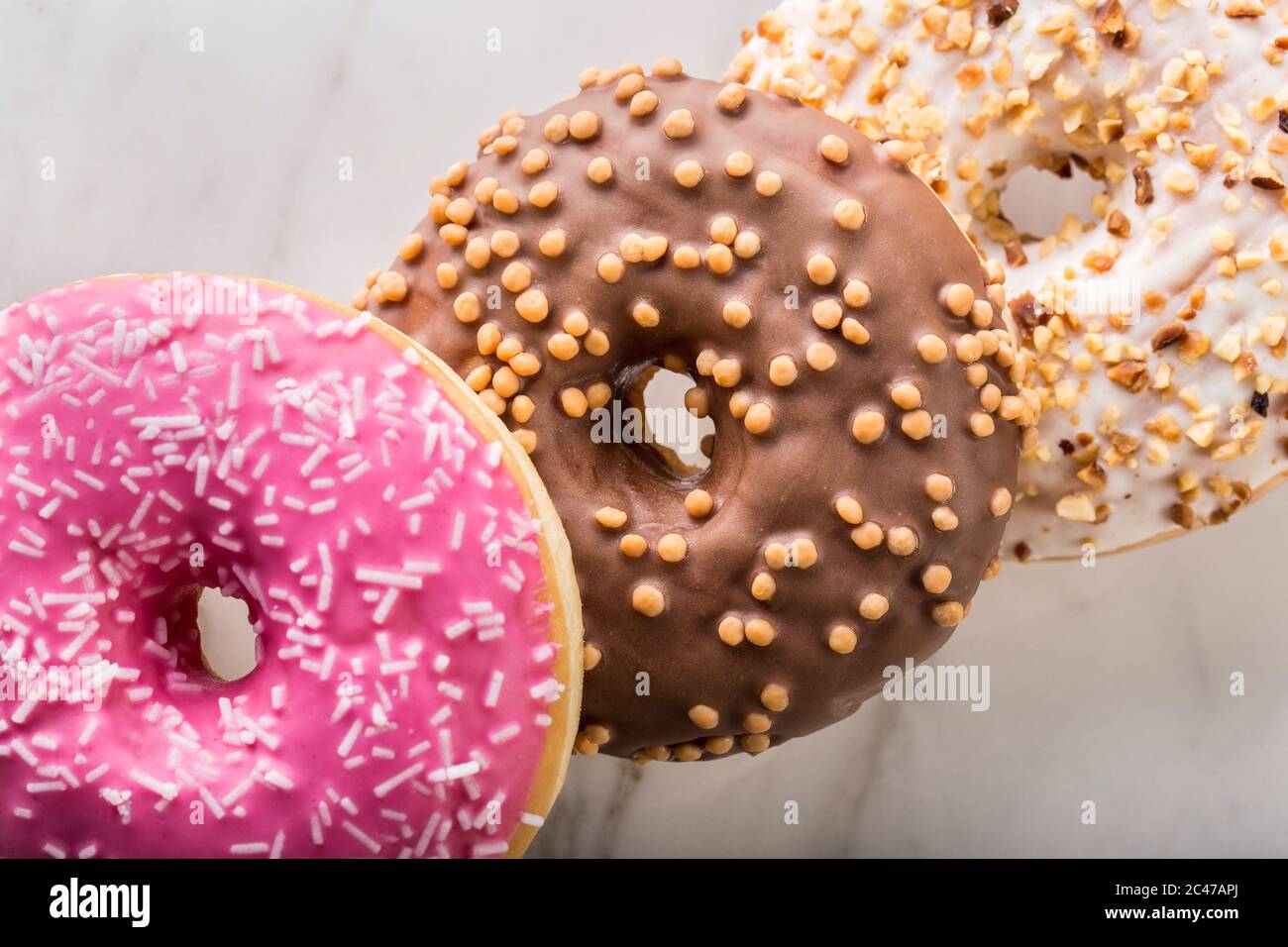 Donuts assorted hi-res stock photography and images - Alamy