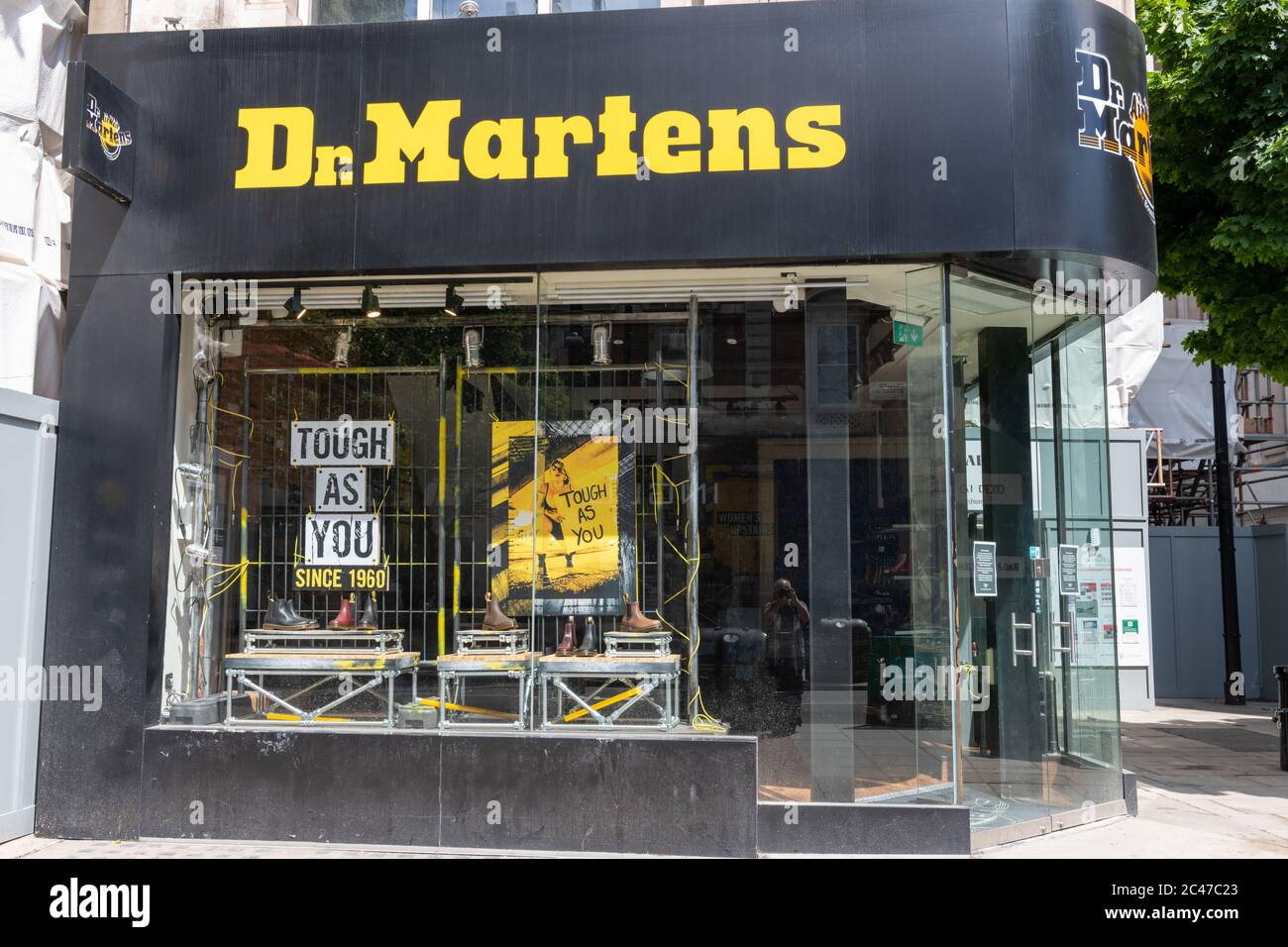 A retail shop of the British footwear manufacturer Dr. Martens. Famous for  their leather boots Stock Photo - Alamy