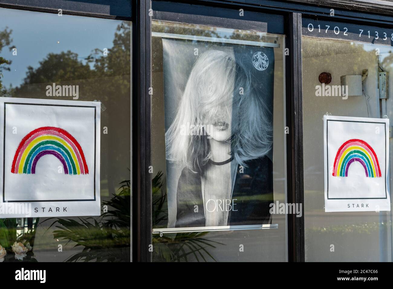 Hair salon window hires stock photography and images Alamy