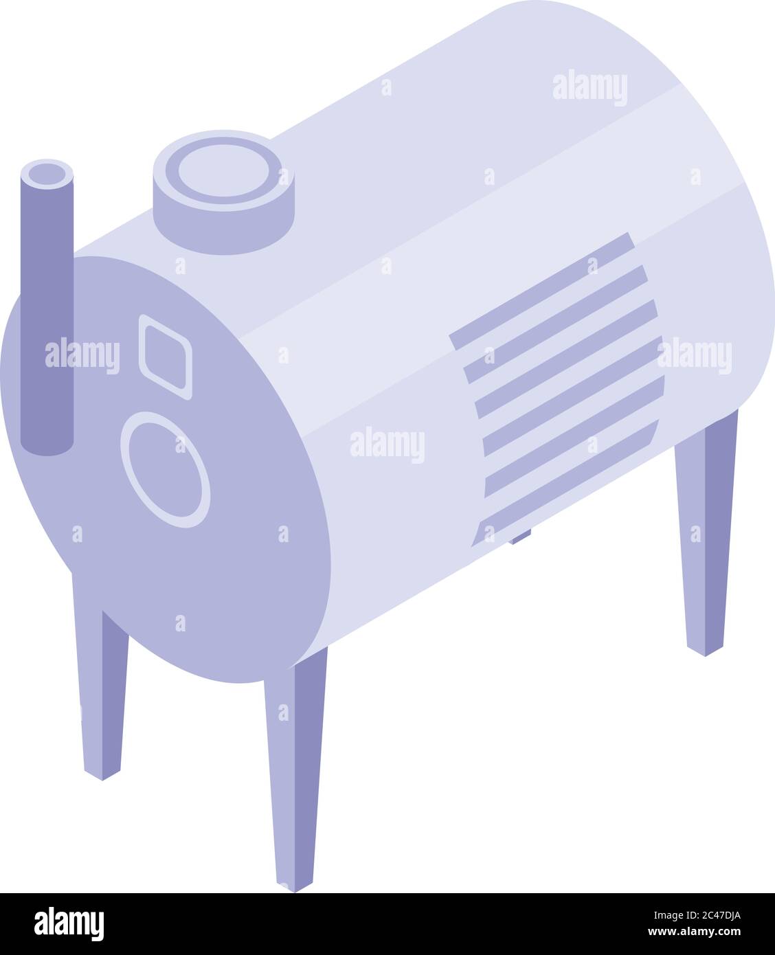 Winemaker equipment icon, isometric style Stock Vector