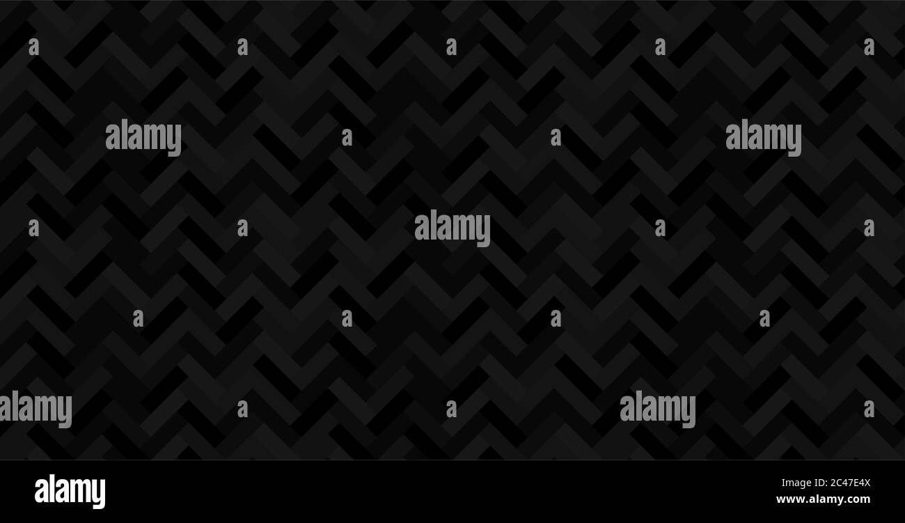Dark Black Seamless Abstract Background With Geometric Shapes Vector ...