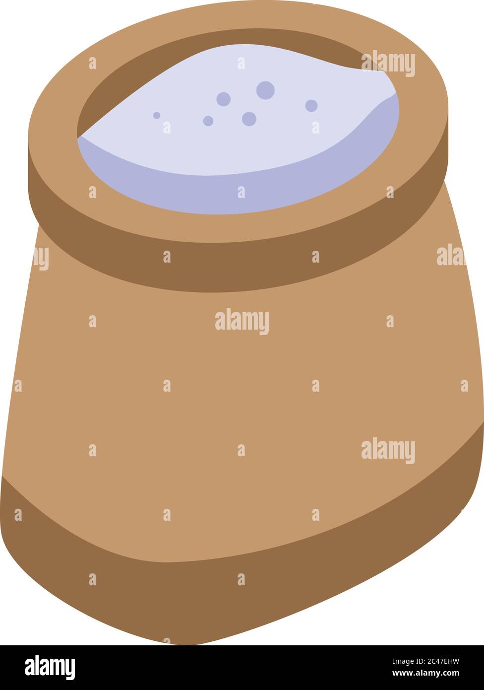 Flour sack icon, isometric style Stock Vector Image & Art - Alamy