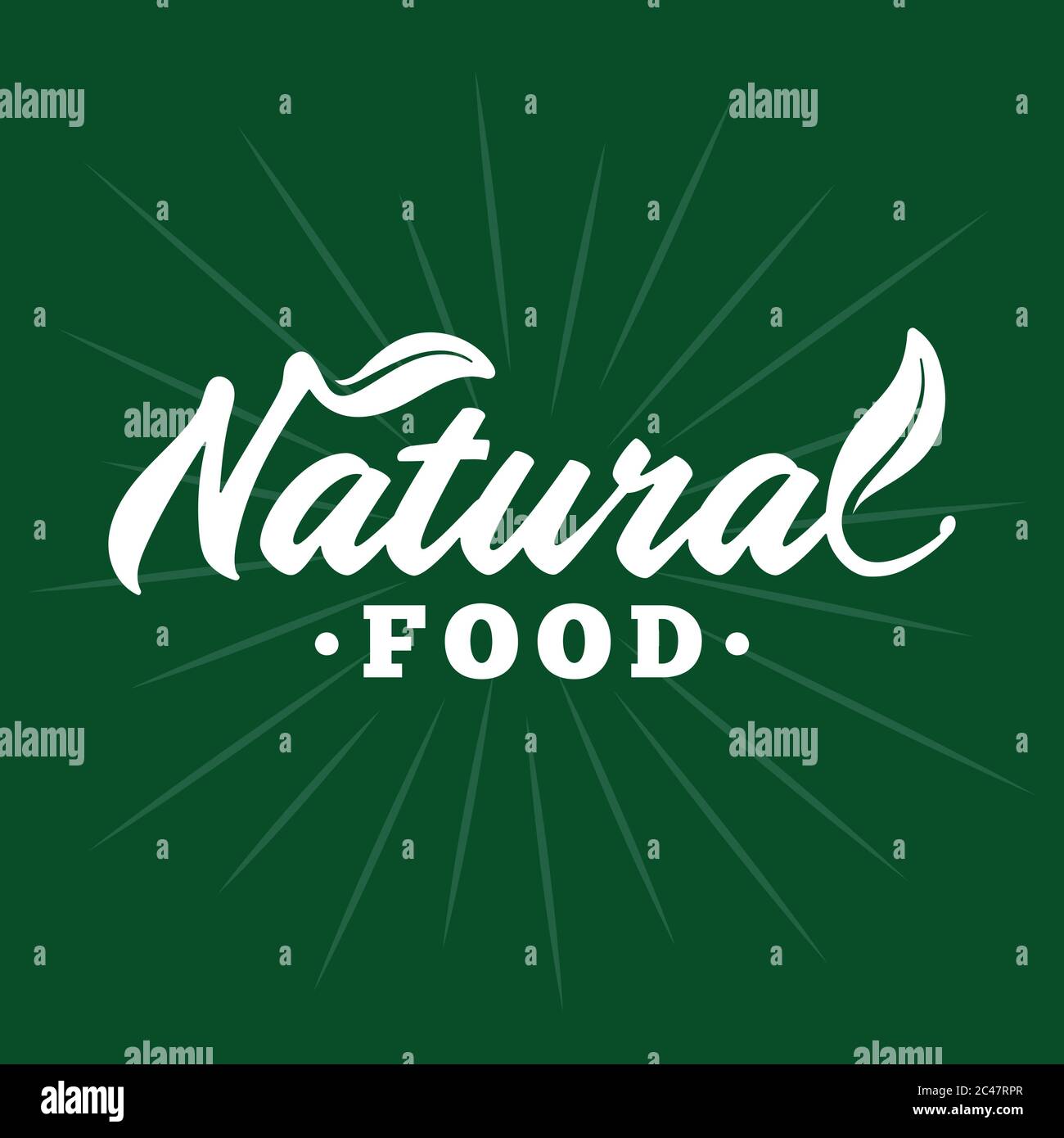 Natural food. Vector and illustration Stock Vector Image & Art - Alamy