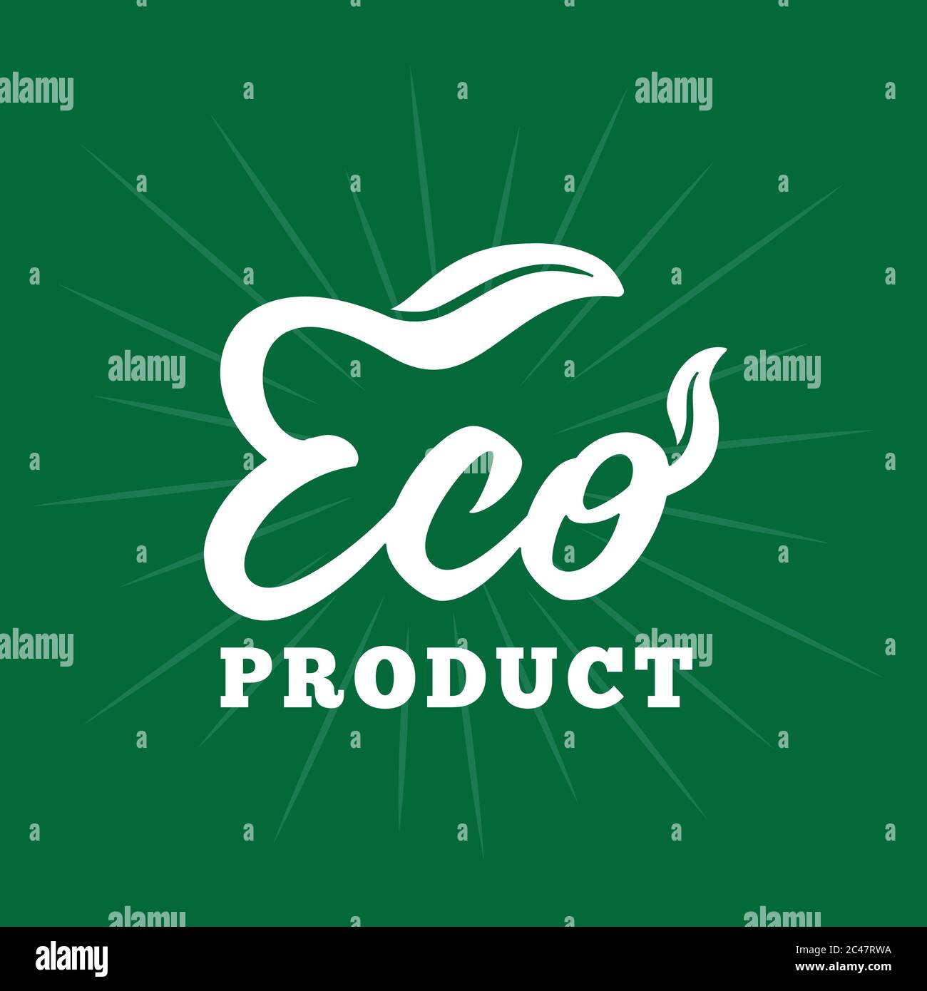 Eco product. Vector and illustration Stock Vector Image & Art - Alamy