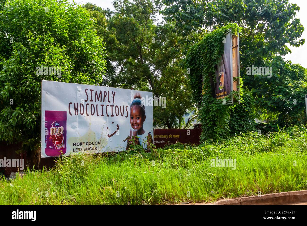 Billboards in Sierra Leone Stock Photo