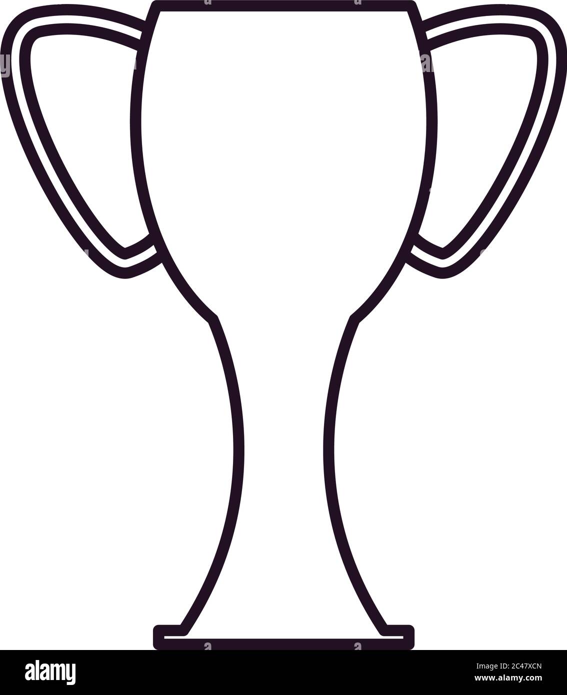 Trophy line style icon design, Winner first position and competition ...