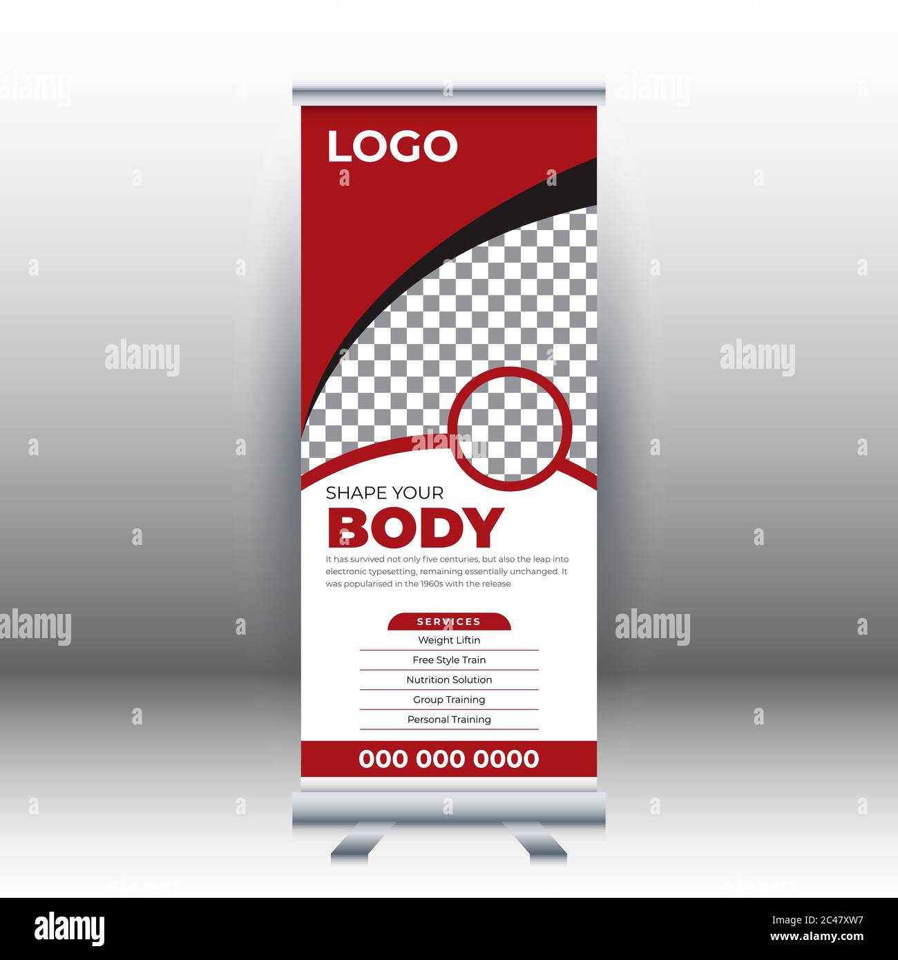 Fitness Roll Up Sale Banner Design Template Abstract Background Pull Up Design Modern X Banner Rectangle Size Template For Sports Gym Stock Vector Image Art Alamy