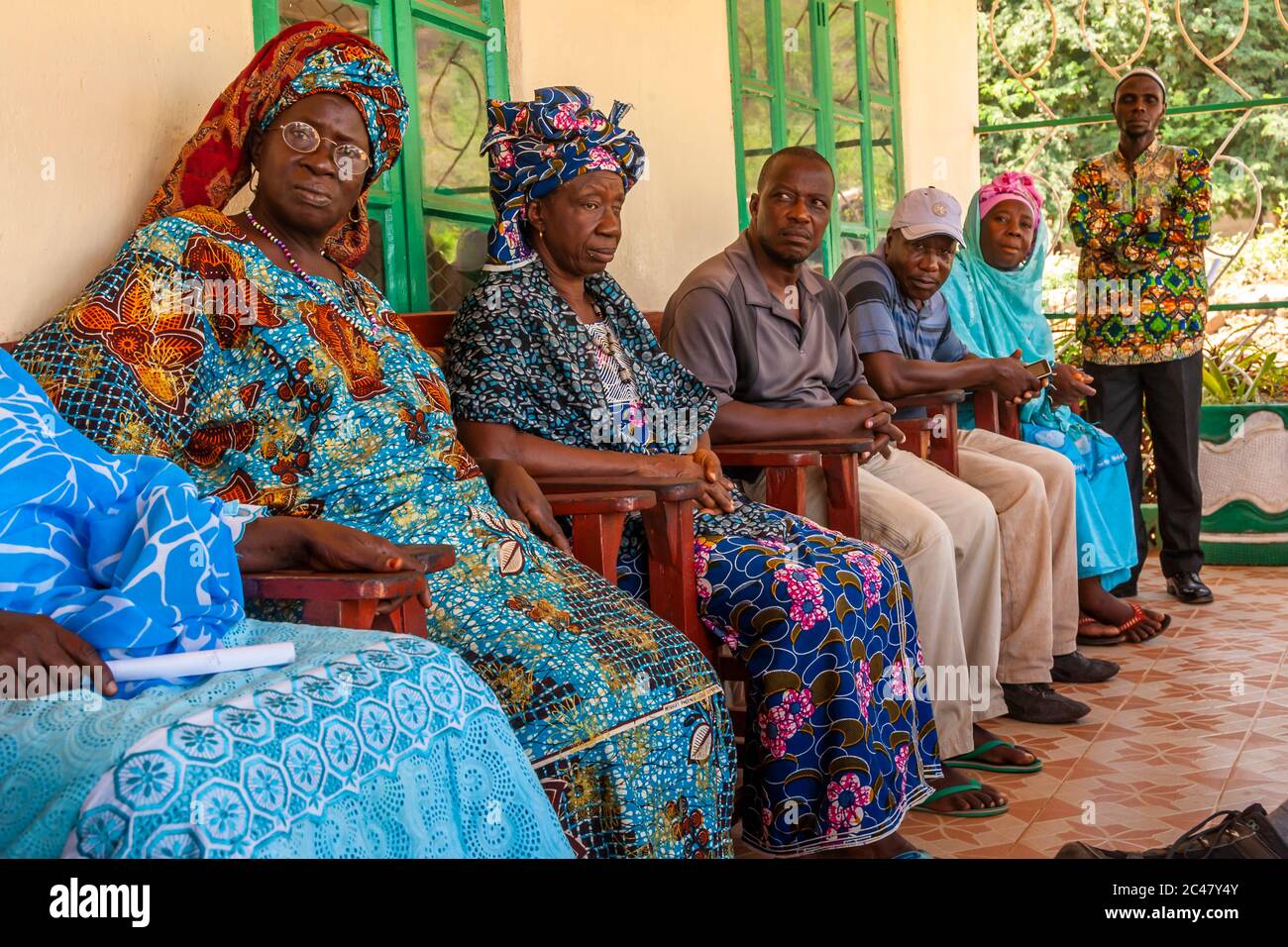 Representatives of Kabala, Sierra Leone Stock Photo