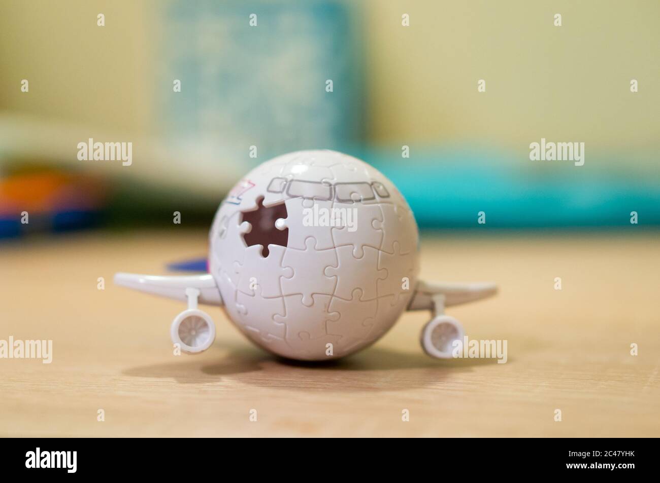 Map of round the world flight hi-res stock photography and images - Alamy