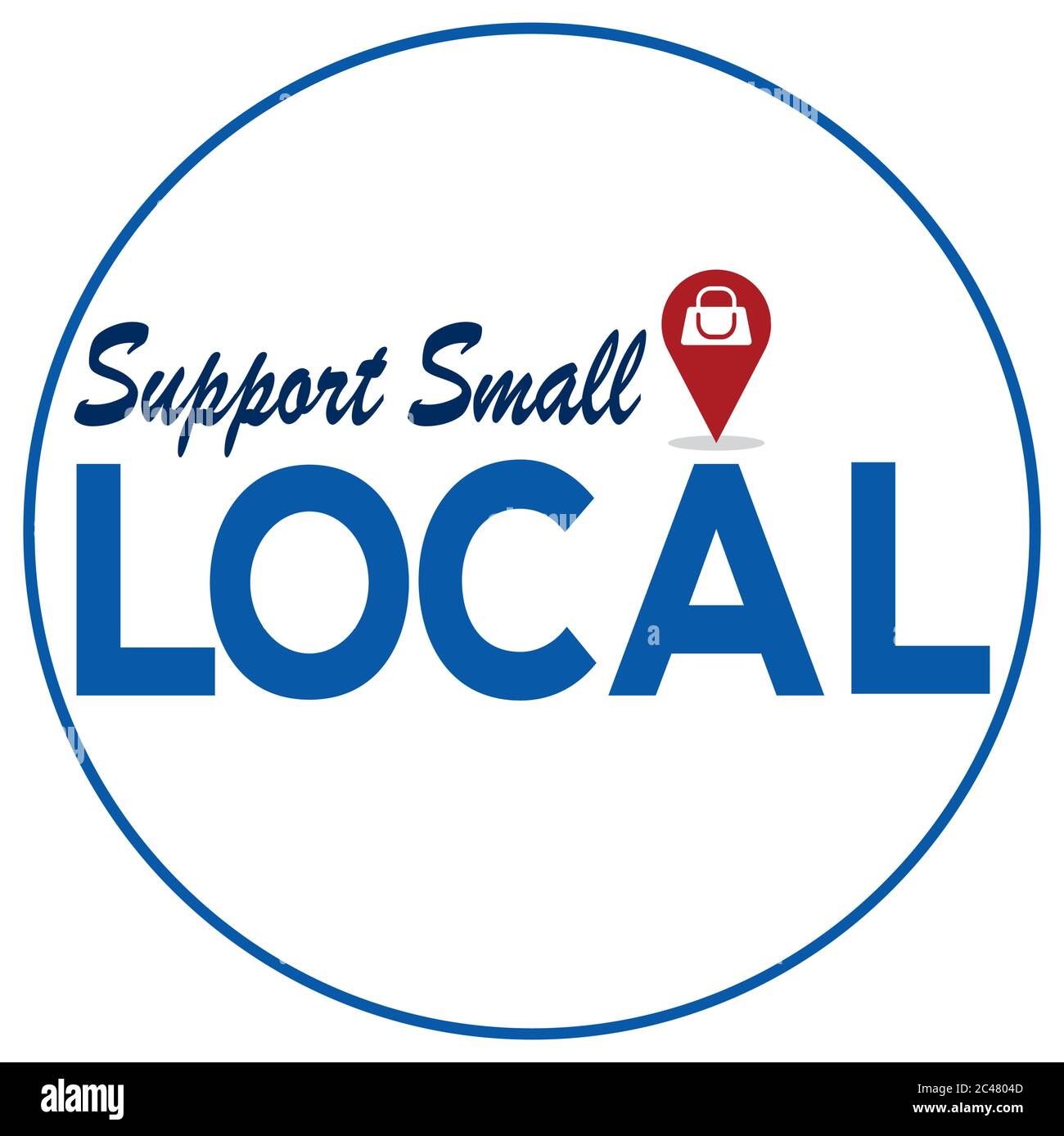 Support small poster Stock Vector Image & Art - Alamy