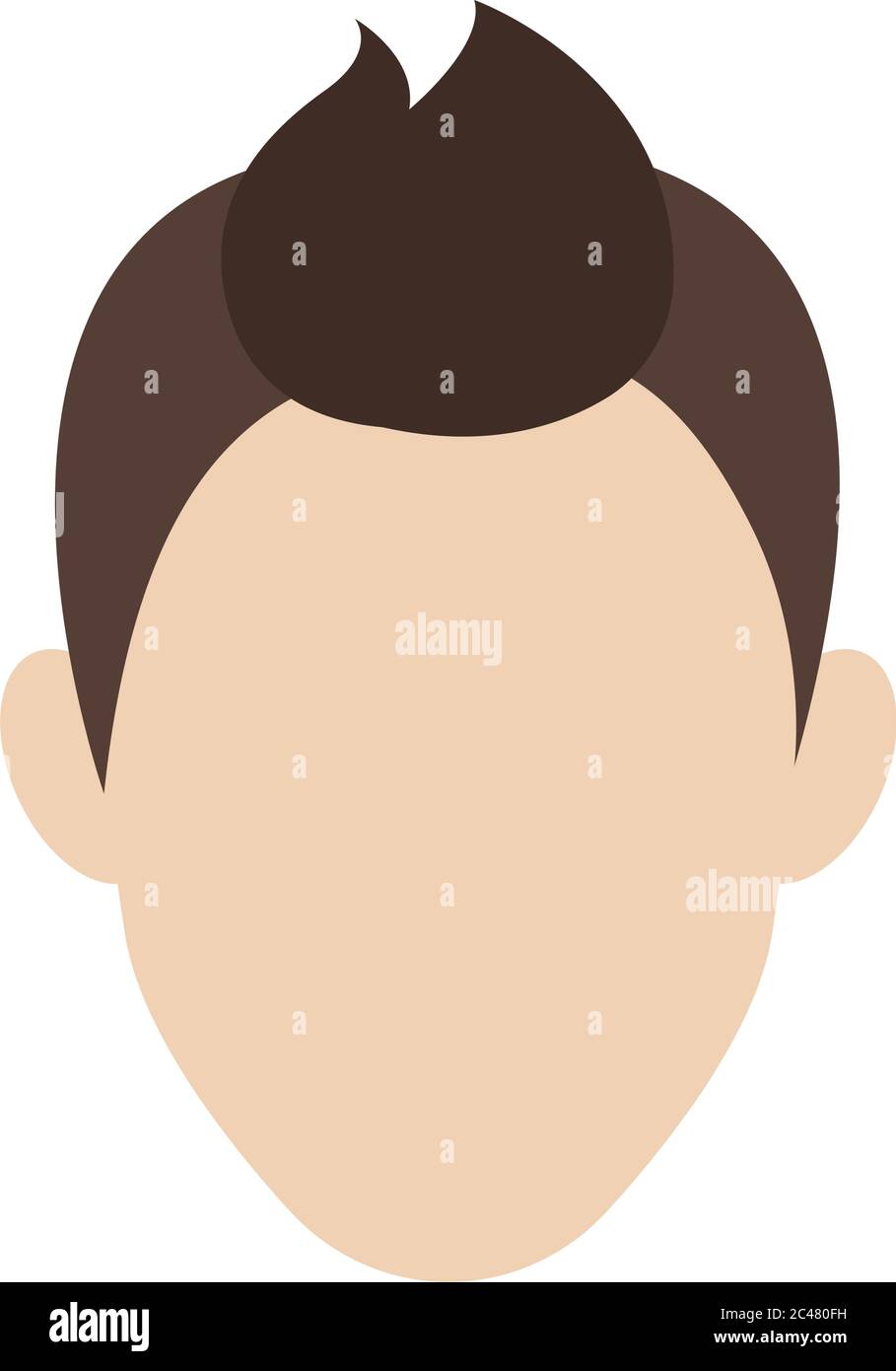 Avatar of a man icon Stock Vector