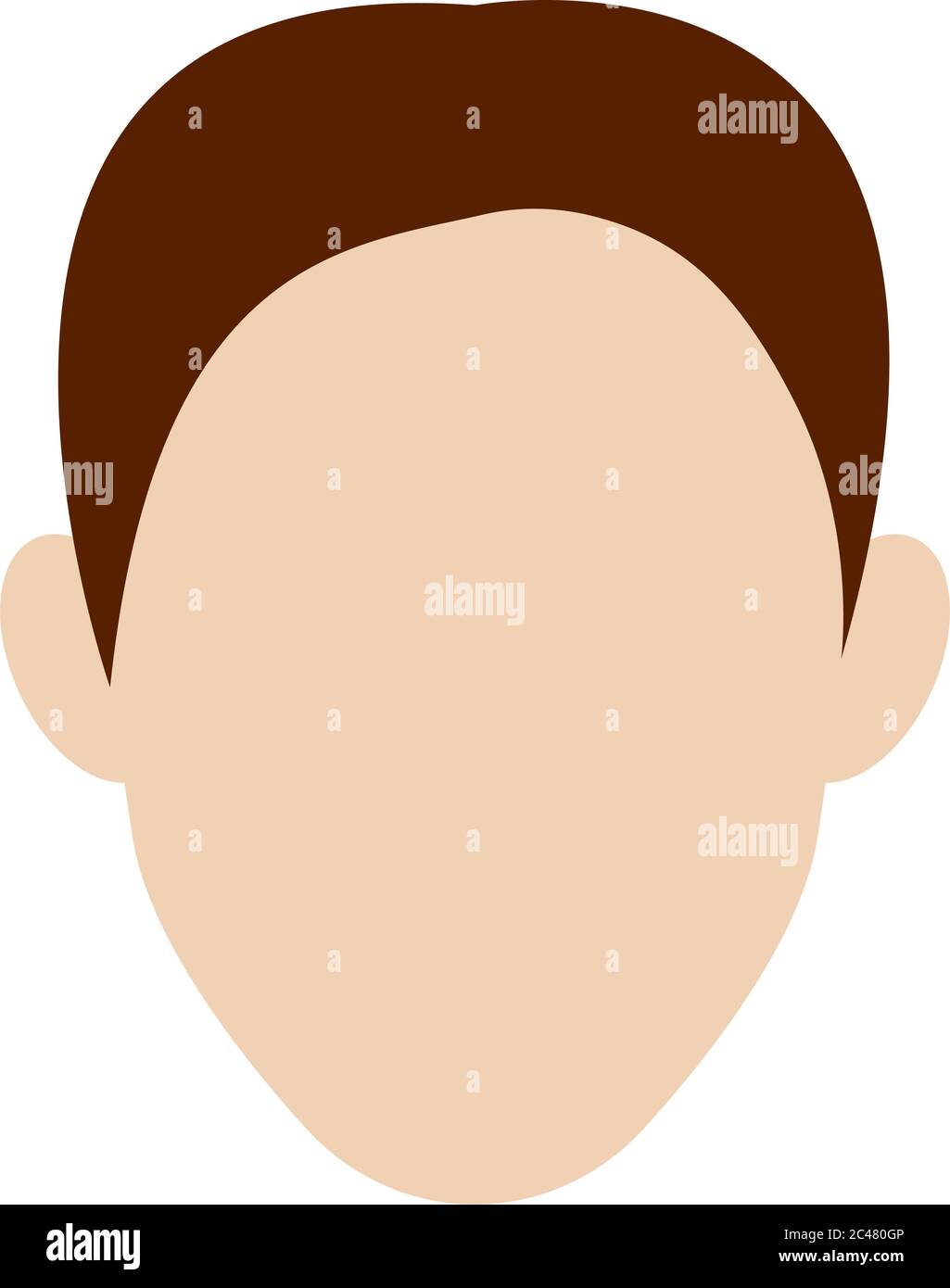 Avatar of a man icon Stock Vector