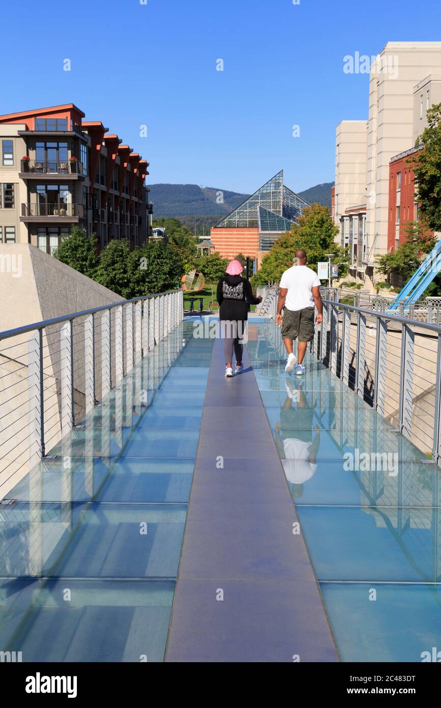 Holmberg Pedestrian Bridge,Bluff View Arts District,Chattanooga