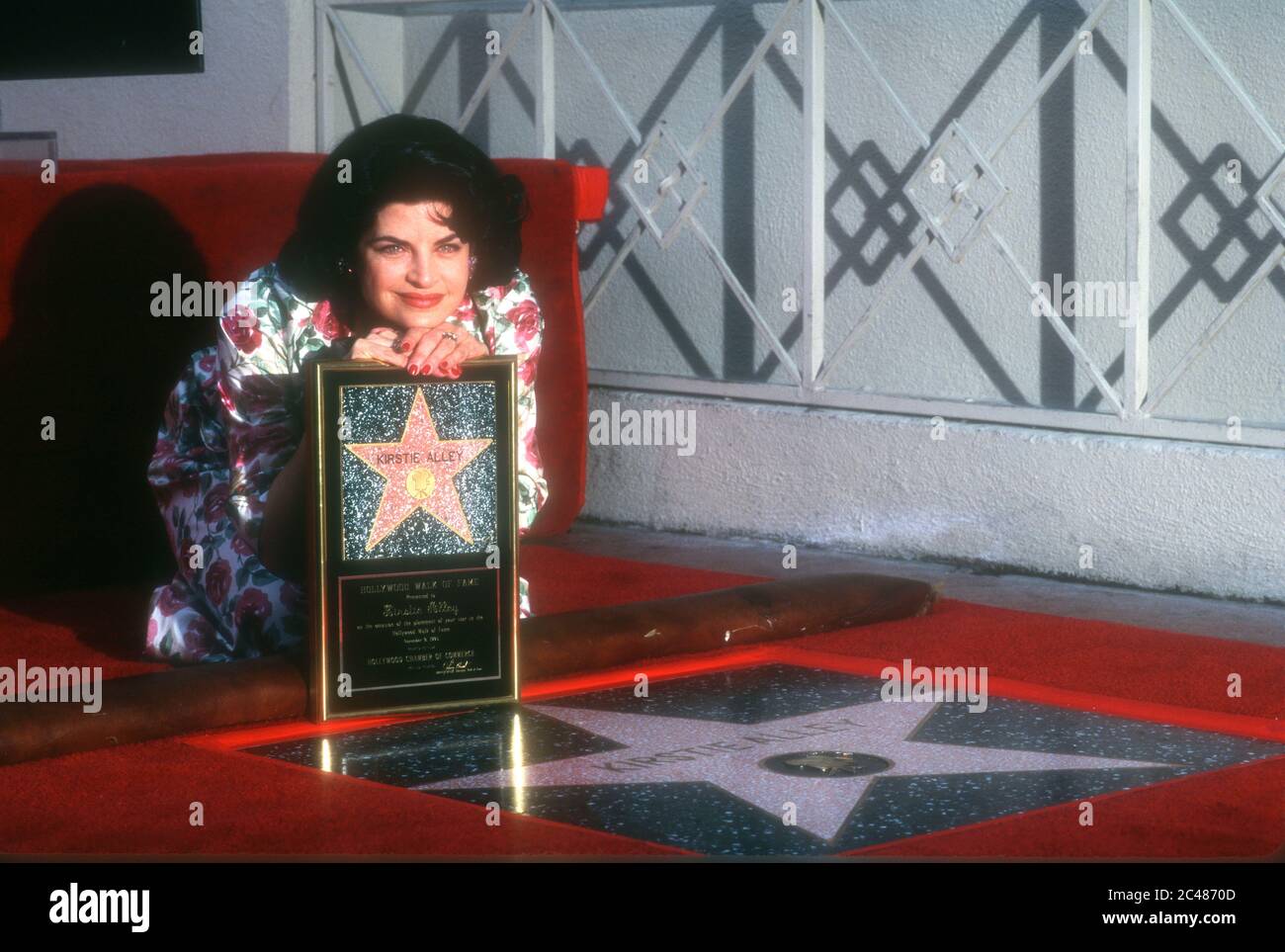 Hollywood, California, USA 9th November 1995 Actress Kirstie Alley ...