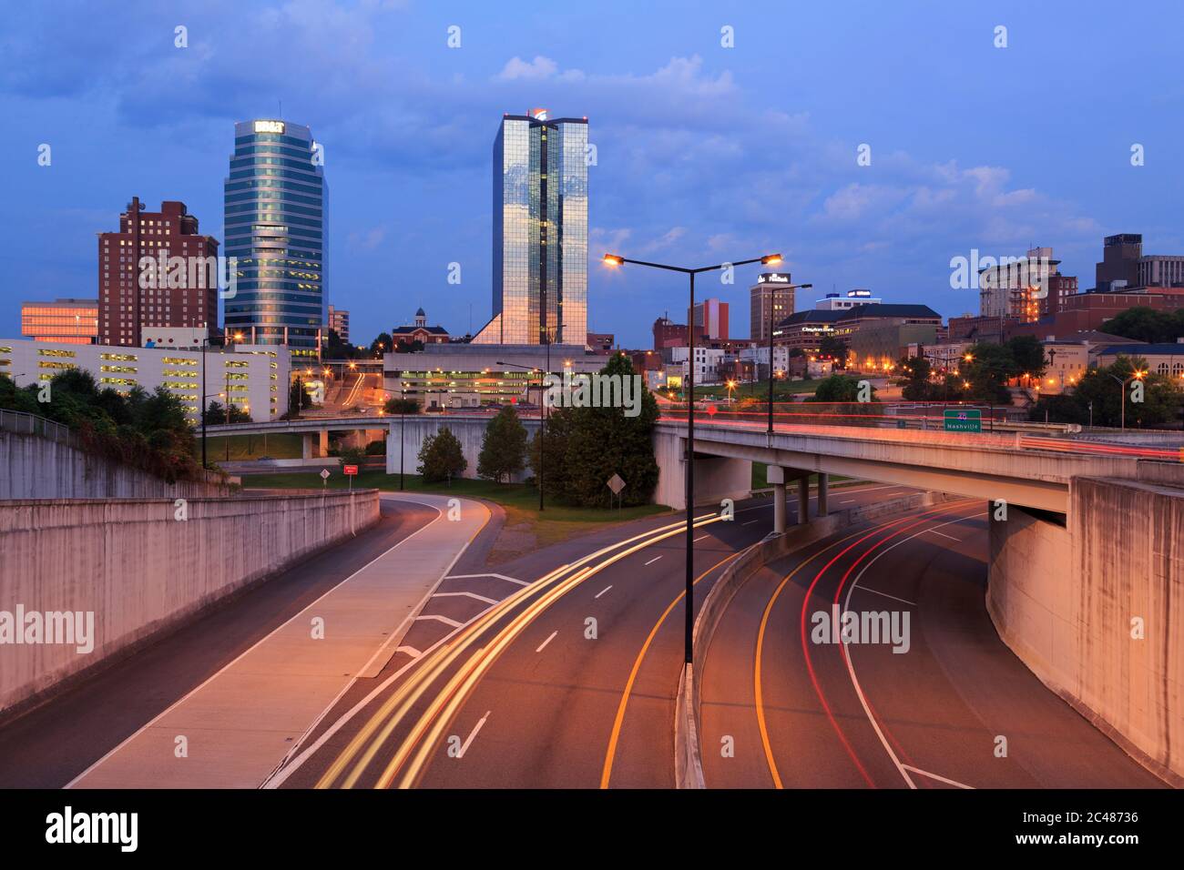 Downtown skyline,Knoxville,Tennessee,USA Stock Photo Alamy