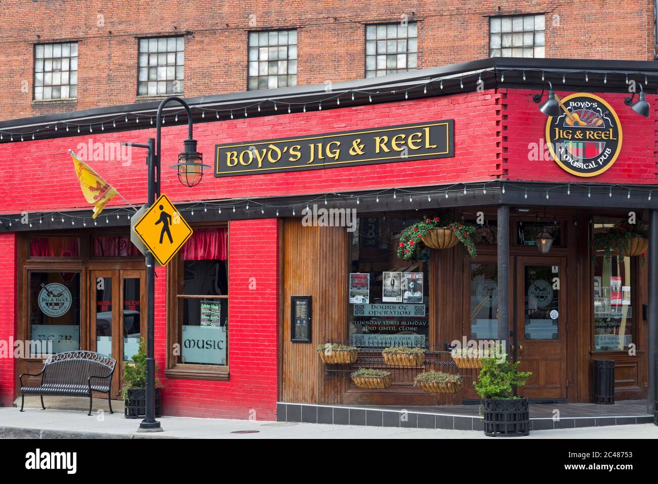Scottish Pub in the Old City District,Knoxville,Tennessee,USA Stock Photo -  Alamy