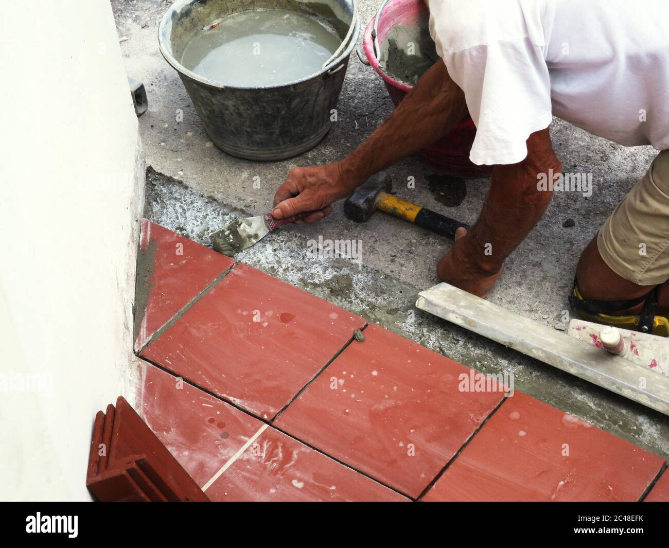 Tile Ridding Asphalt floor tiles hi-res stock photography and images - Alamy