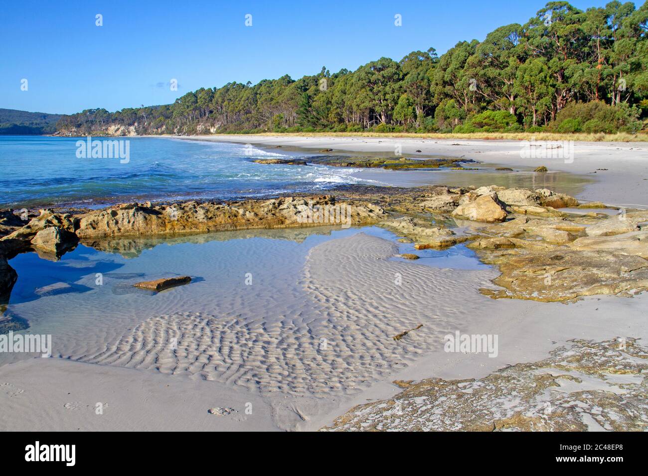 Adventure Bay, Bruny Island Stock Photo - Alamy