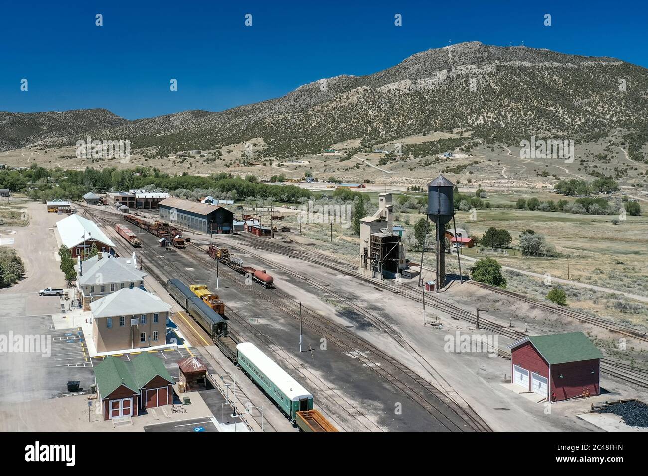 ELY, NEVADA, UNITED STATES May 25, 2020 The Northern Nevada Railway
