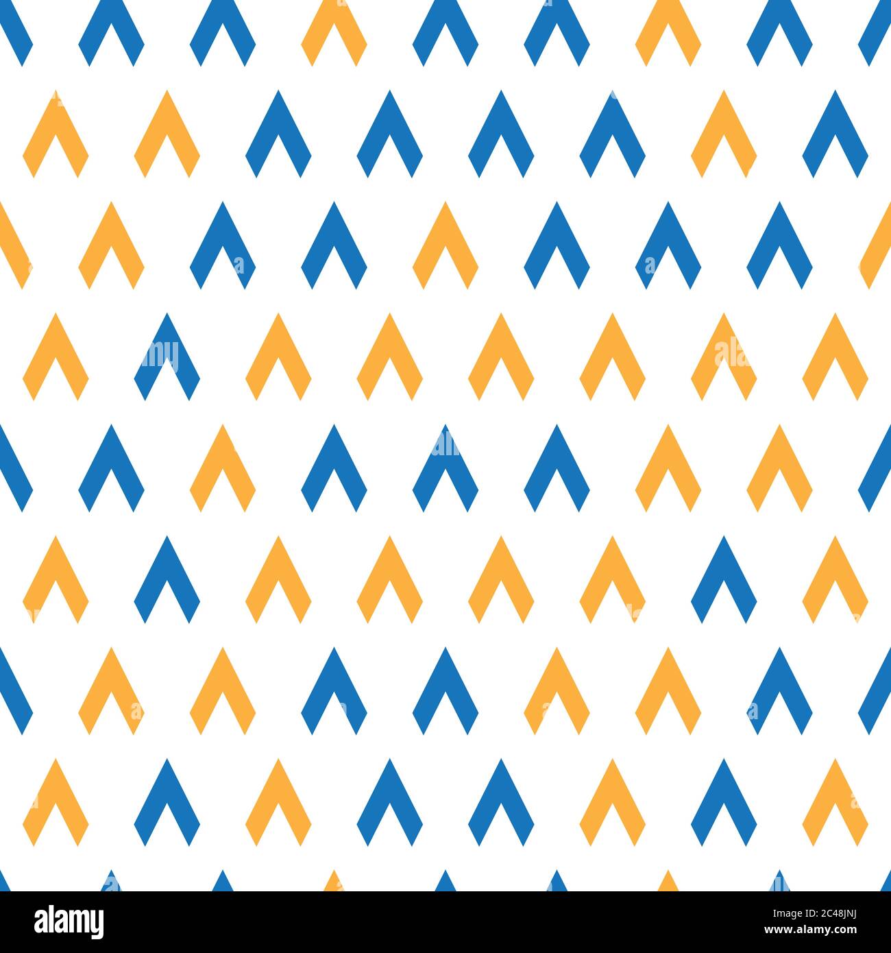 Seamless background with orange and blue streaks Stock Vector