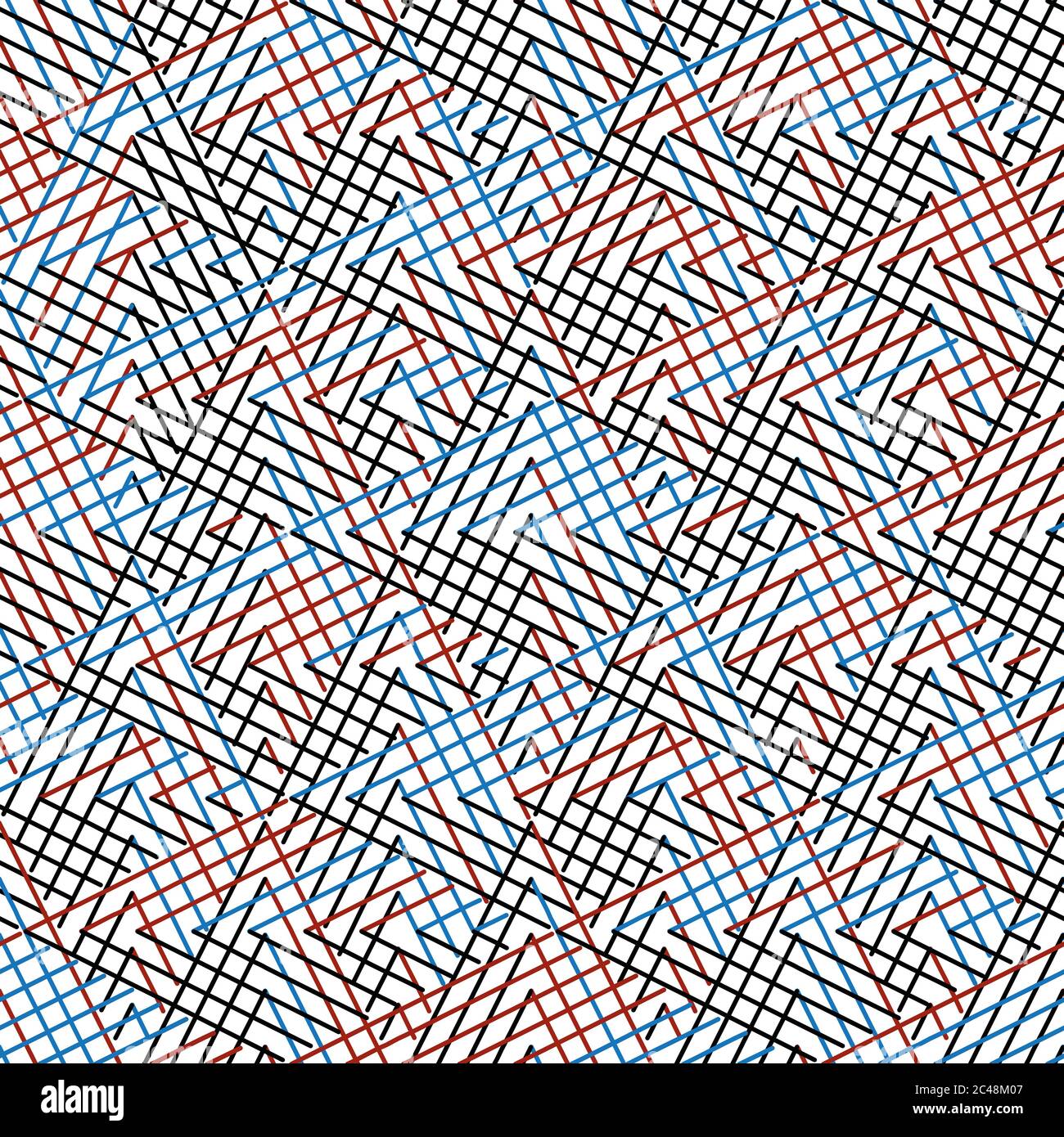 Seamless pattern with colored segments Stock Vector