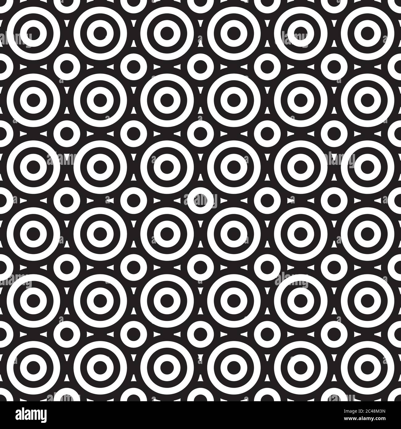 Fabric zigzag circles Stock Vector Images - Alamy
