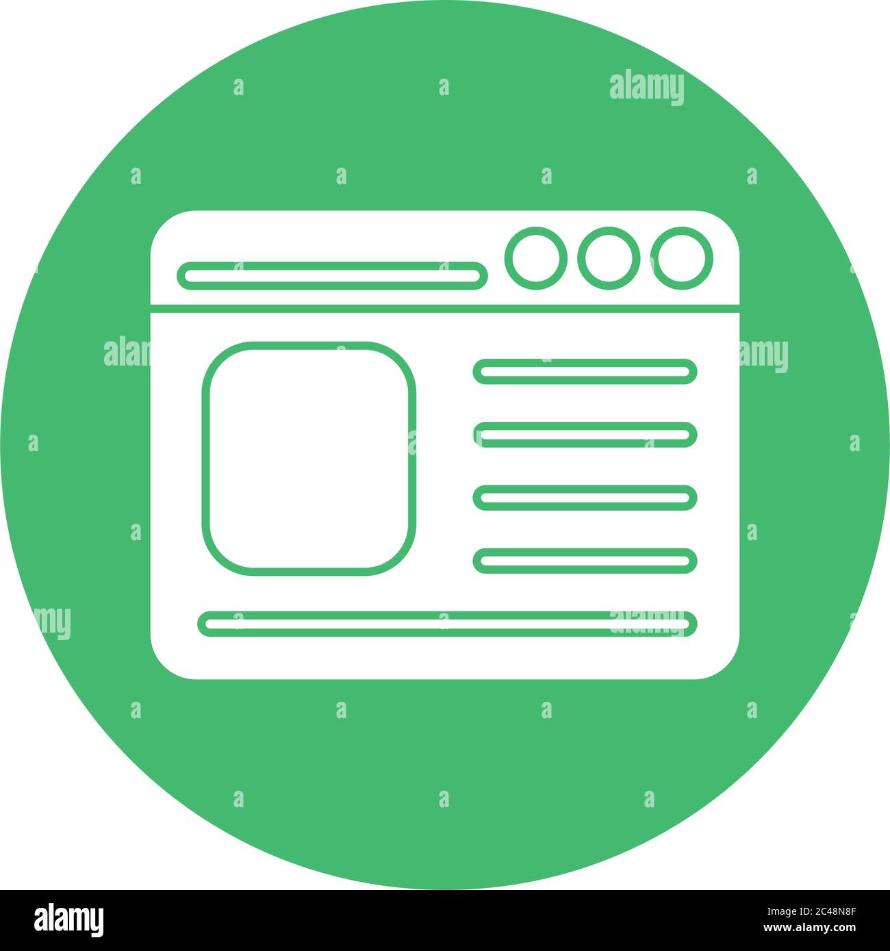 Website page block style icon design, Technology internet media layout ...