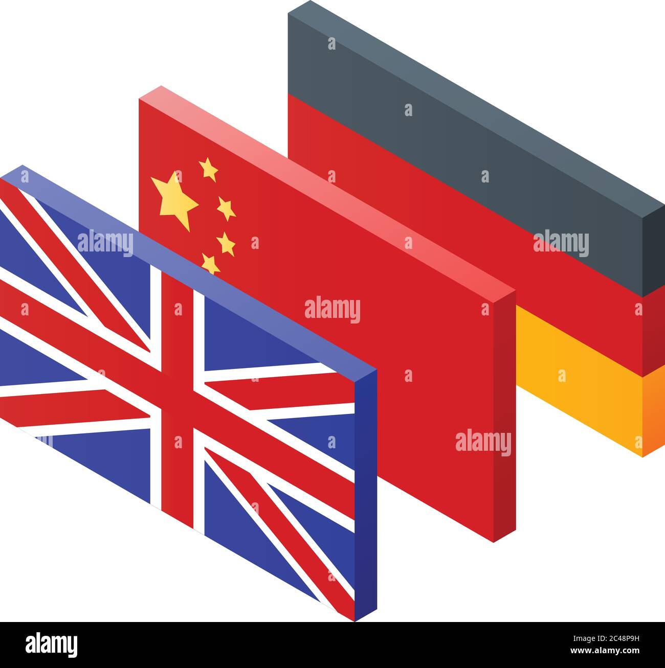 Foreign language vocabulary icon, isometric style Stock Vector